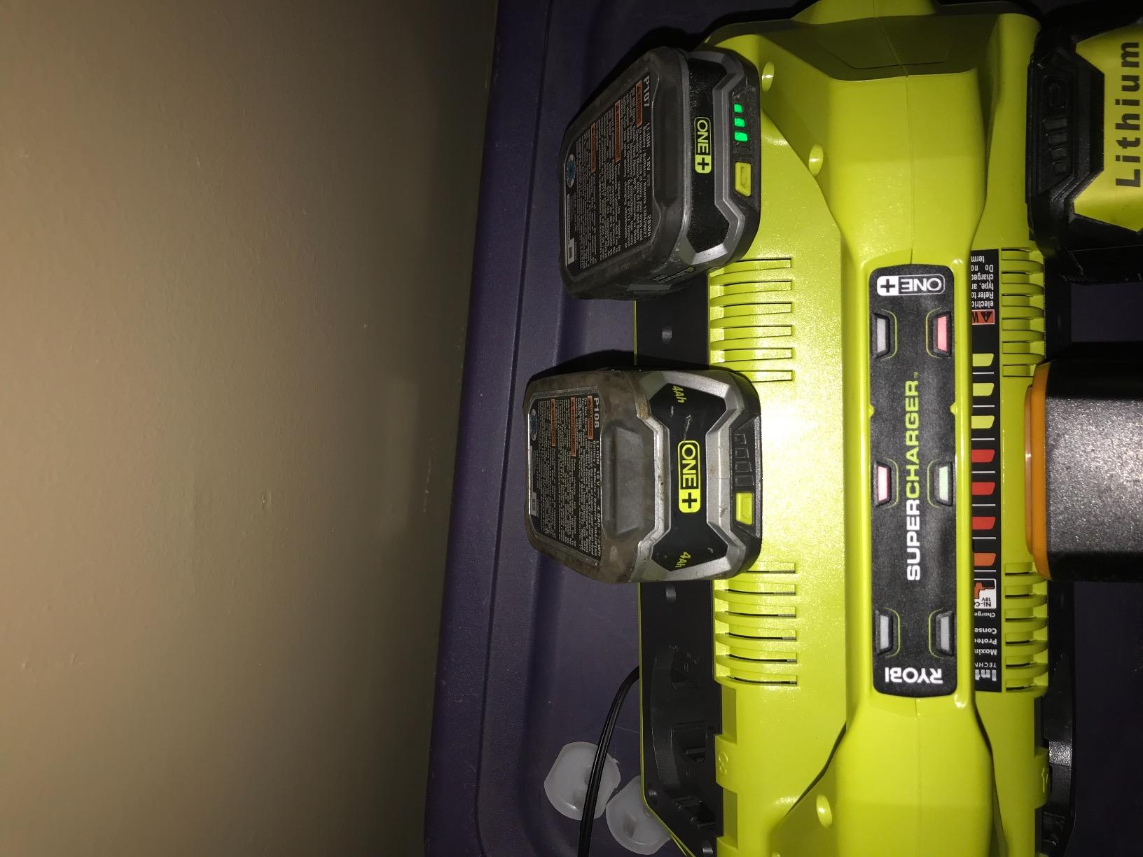 RYOBI P135 18V One+ 6 Port Lithium Ion Battery Supercharger (18V Batteries Not Included/Charger Only) customer photo 1
