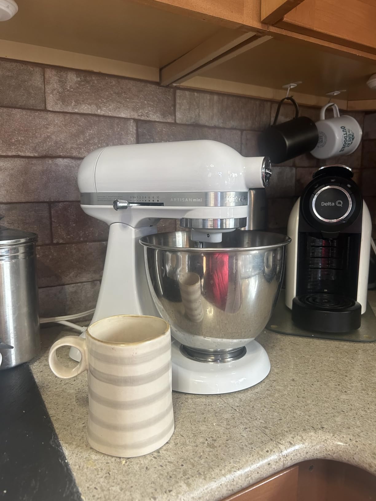 KitchenAid Artisan Mini, 3.5-Qt Tilt Head Stand Mixer, White customer photo 1