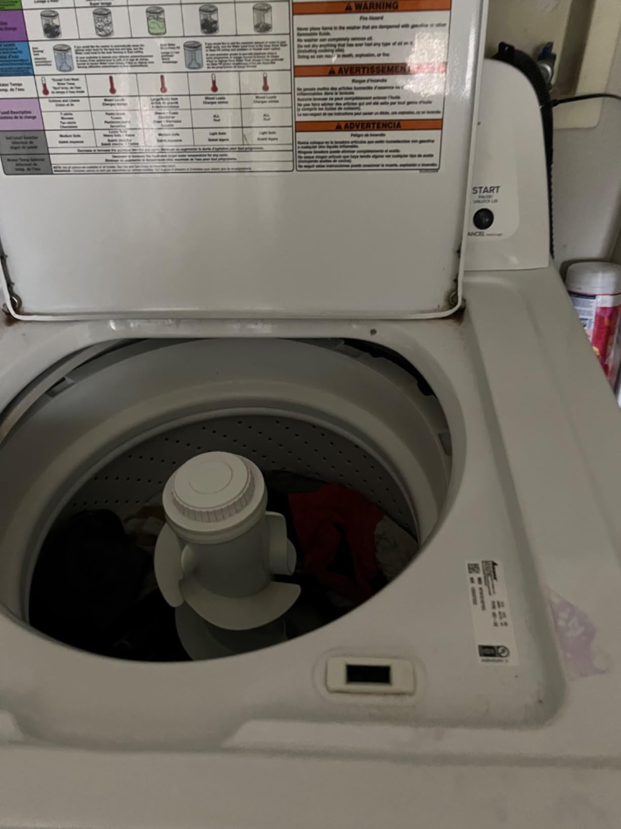 Amana NTW4516FW 3.5 Cu. Ft. White Top Load Washer customer photo 1