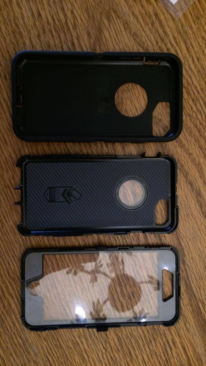 OtterBox iPhone SE 3rd & 2nd Gen, iPhone 8 & iPhone 7 (not Compatible with Plus Sized Models) Defender Series Case - Black, Rugged & Durable, with Port Protection, Includes Holster Clip Kickstand customer photo 1