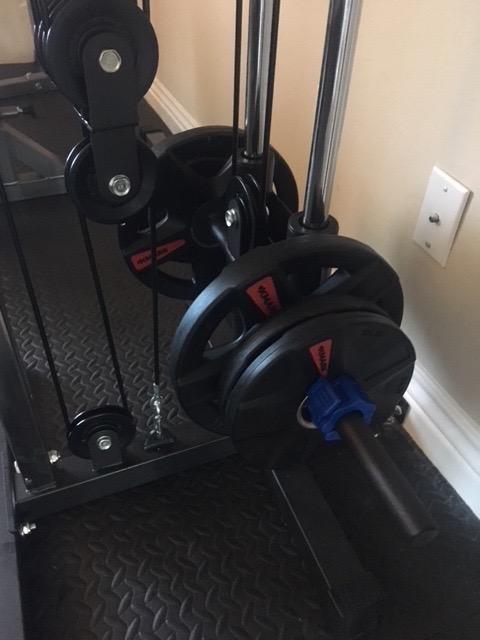 Valor Fitness Wall Mounted Cable Machine, Dual Adjustable Pulley System with 16 Height Positions, Space-Saving Home Gym Strength Training Equipment customer photo 1
