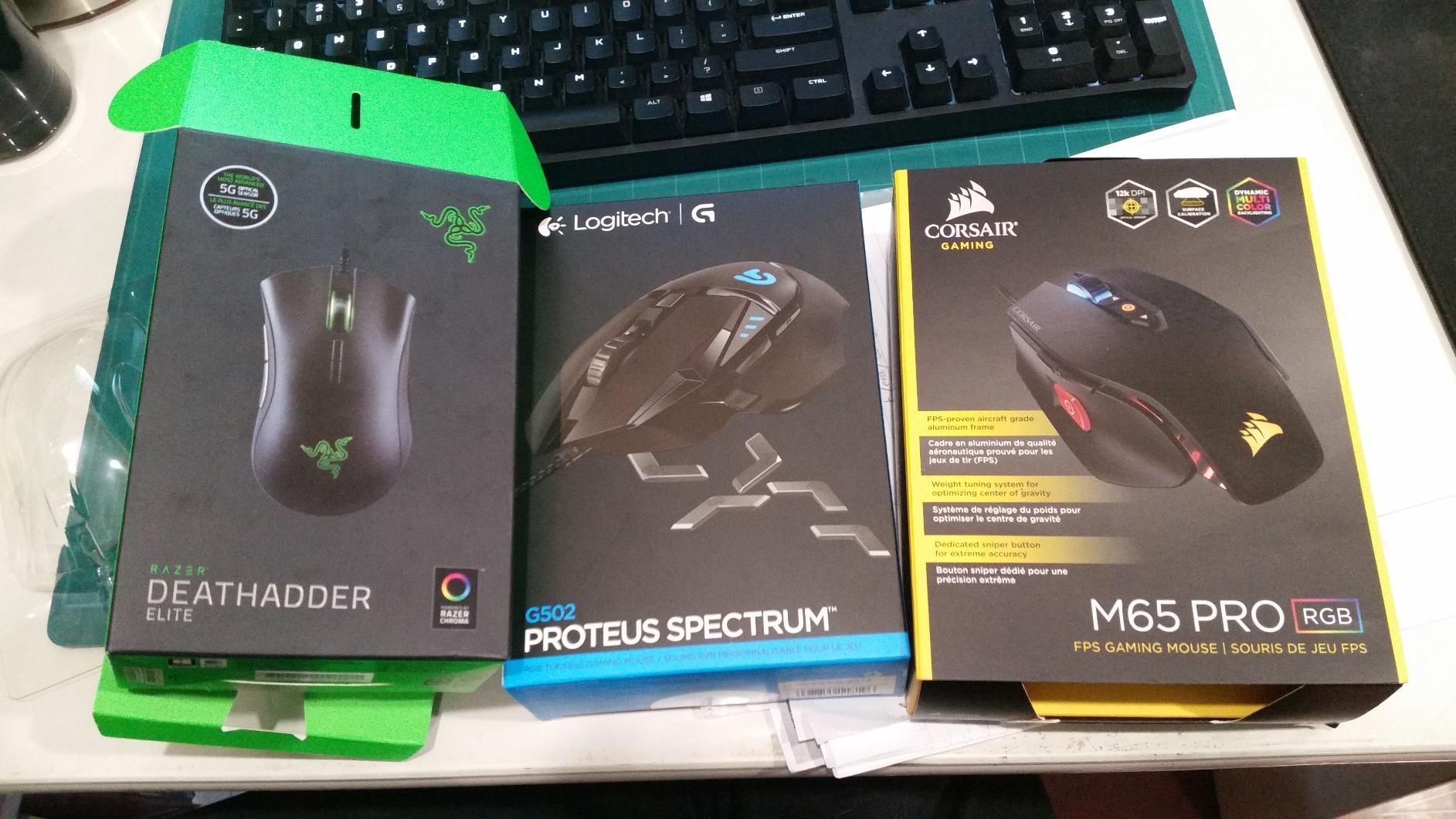 Razer DeathAdder Elite Gaming Mouse: 16,000 DPI Optical Sensor - Chroma RGB Lighting - 7 Programmable Buttons - Mechanical Switches - Rubber Side Grips - Matte Black customer photo 1