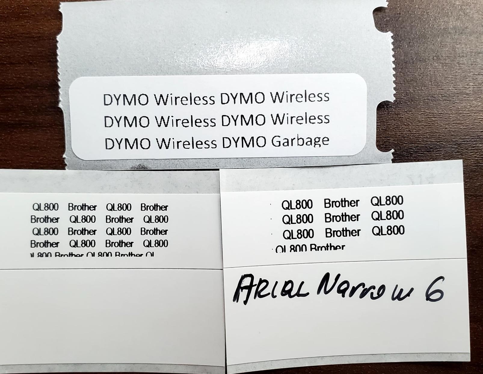 Brother QL-800 High-Speed Professional Printer, Plug & Label, DK Pre-Sized, Multi-System Compatible, Black & Red, USB Cable Included customer photo 2