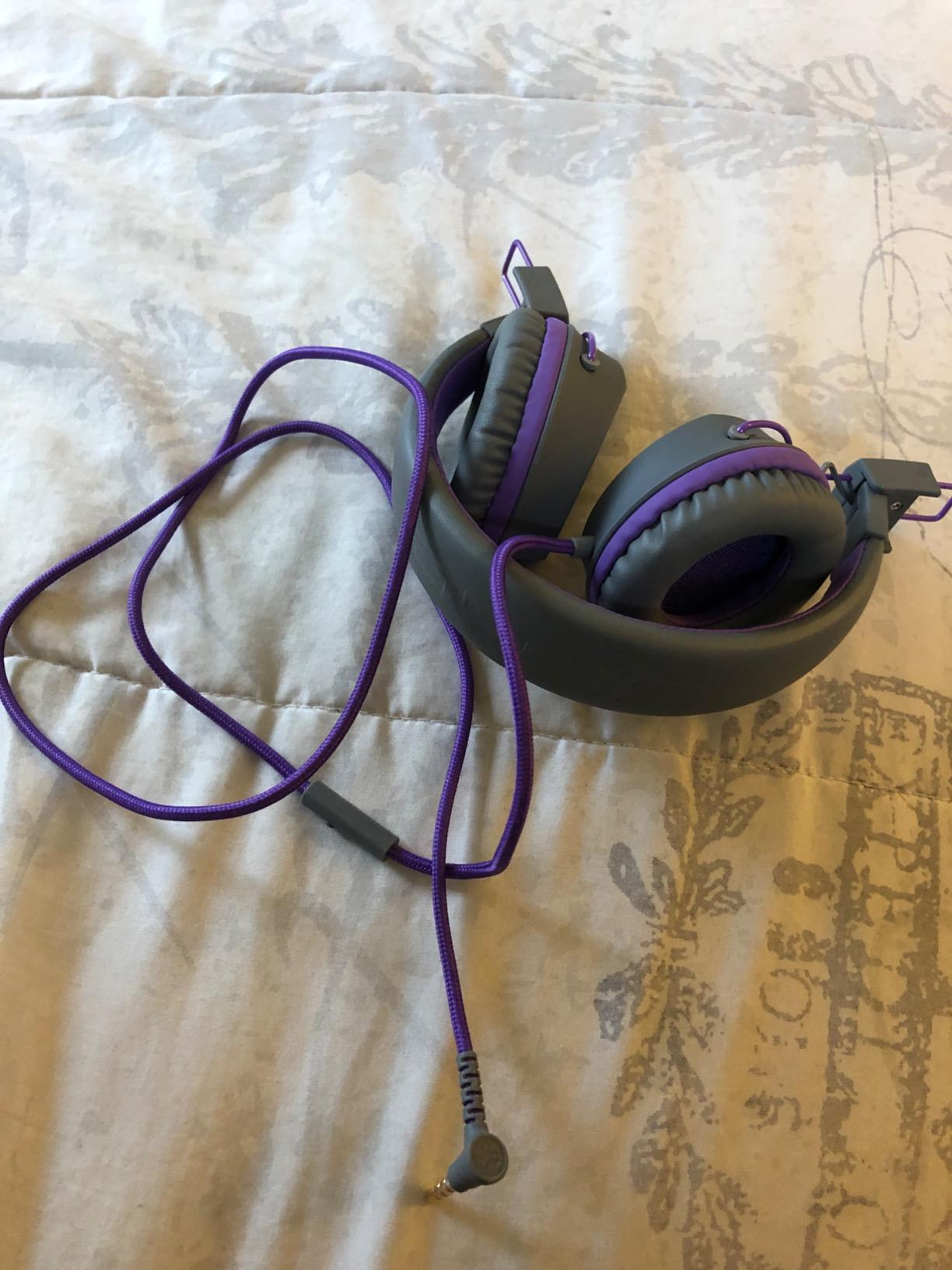 JLab JBuddies Studio On-Ear Kids Wired Headphones, Toddler Headphones, Kid Safe, Studio Volume Safe, Volume Limiter, Folding, Adjustable, Noise Isolation, with Mic (Graphite/Blue) customer photo 2