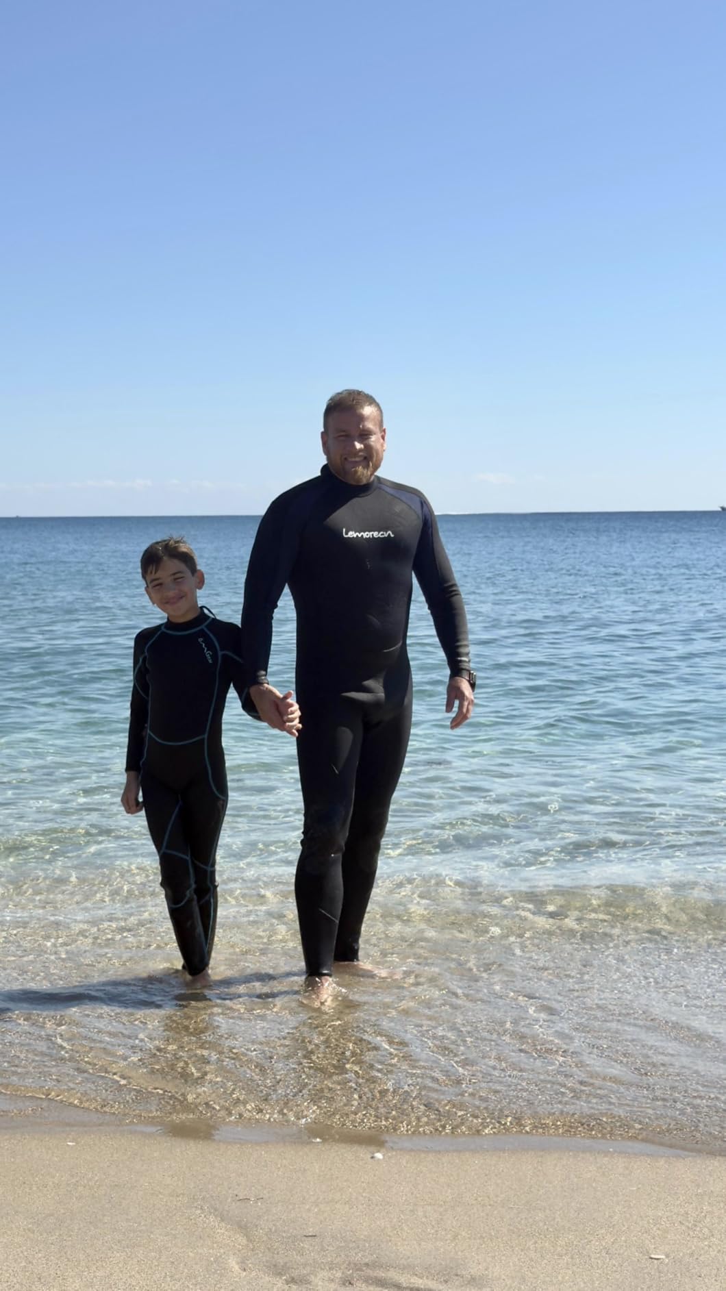Lemorecn Men's Wetsuit 3/2mm and 5/4mm,Full Wetsuits for Men,Men‘s 3mm Full Wetsuit Front Zip for Diving Snorkeling Surfing Swimming customer photo 1