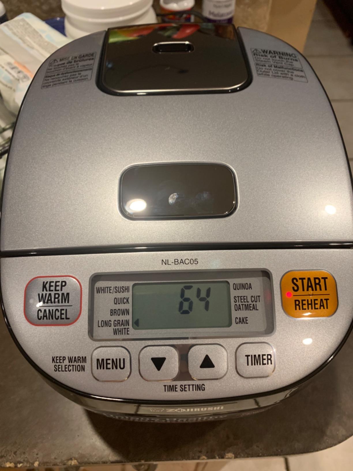 Zojirushi 612252-NL-BAC05SB Micom Rice Cooker and Warmer, Silver Black customer photo 1