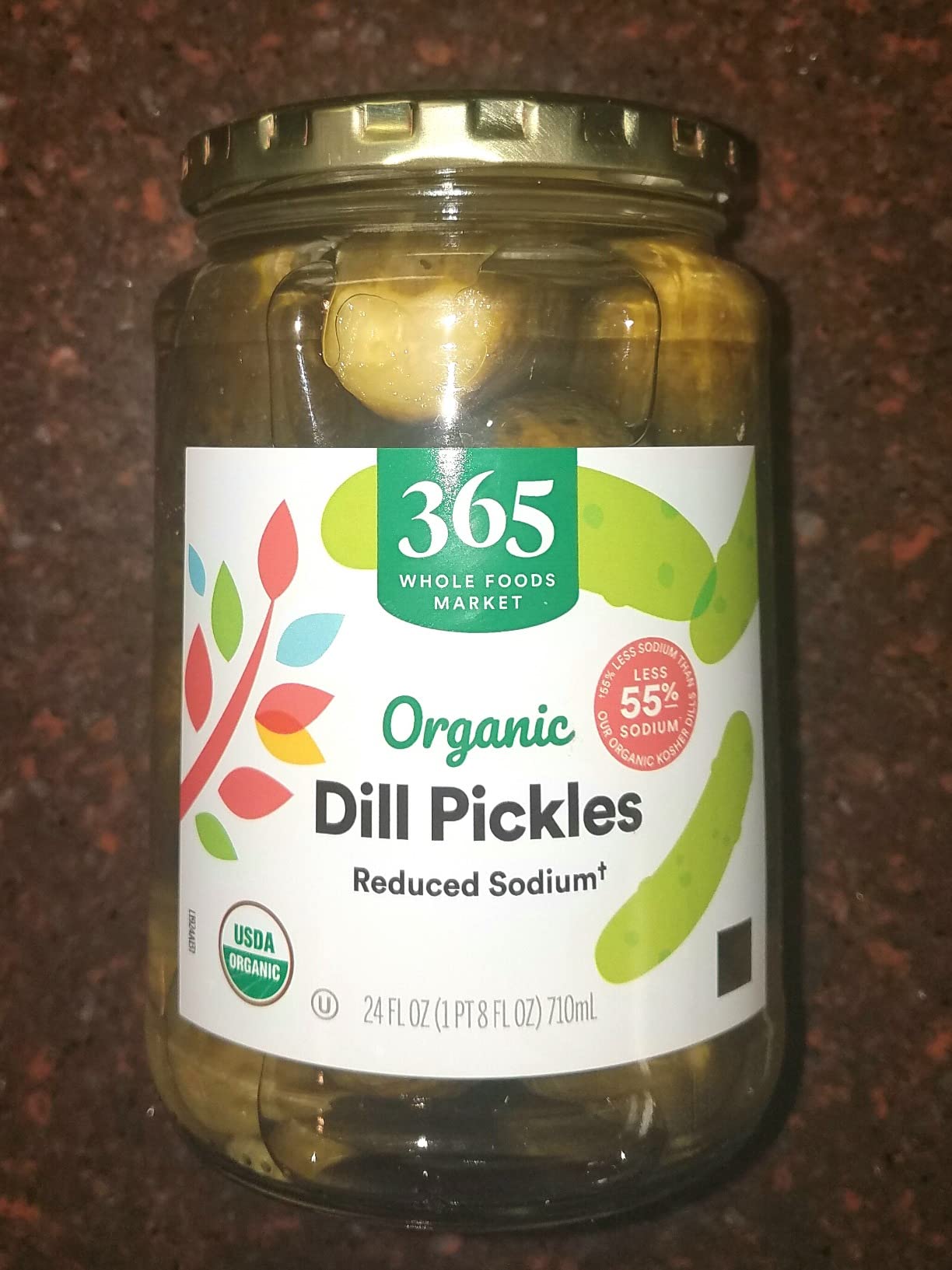 365 by Whole Foods Market, Organic Kosher Dill Pickles, Reduced Sodium, 24 oz customer photo 1