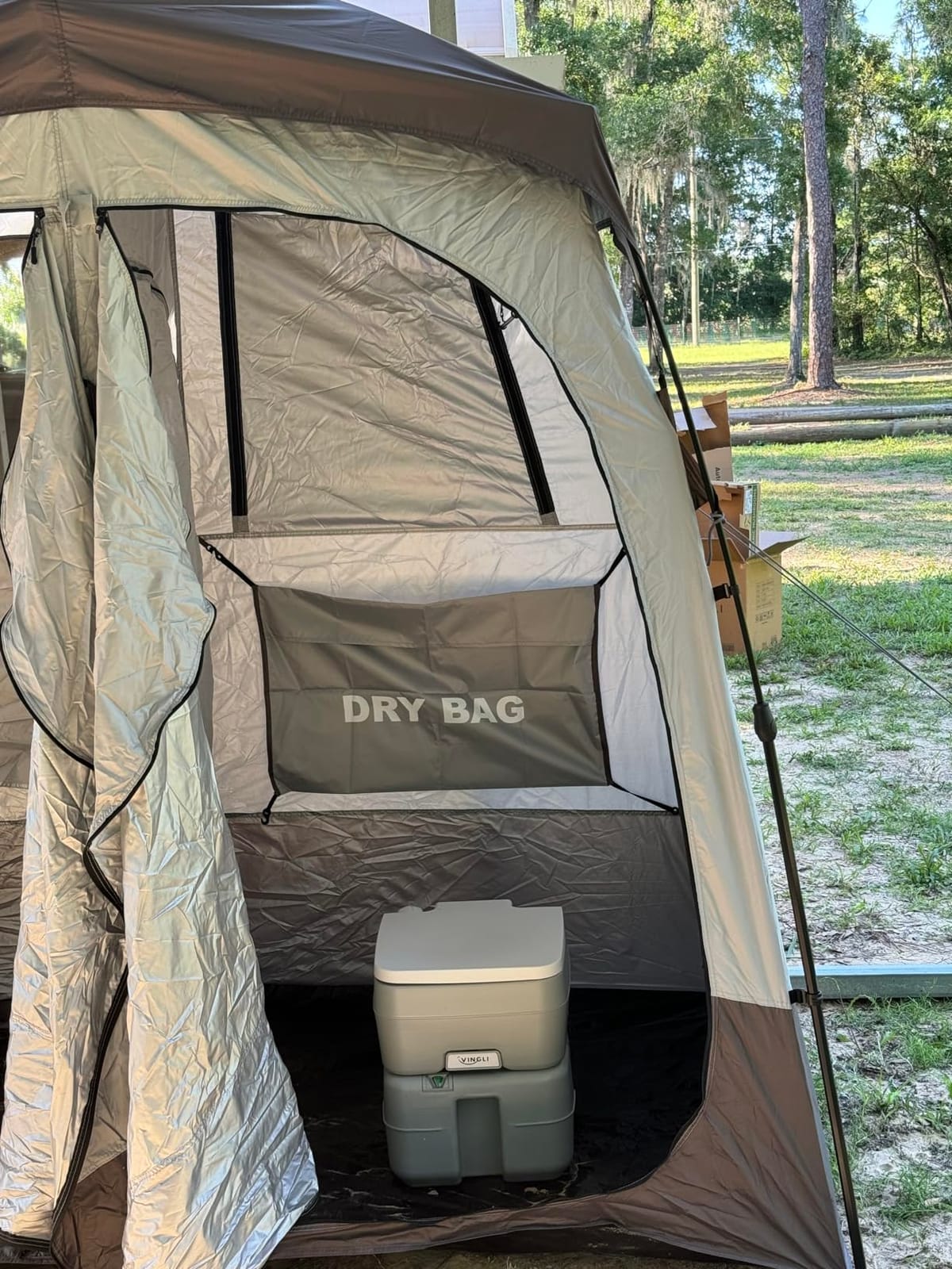 VINGLI Portable 5.3 Gallon Camping Toilet w/Carrying Bag,Large Capacity Tank for Camping,Boat/Truck customer photo 2