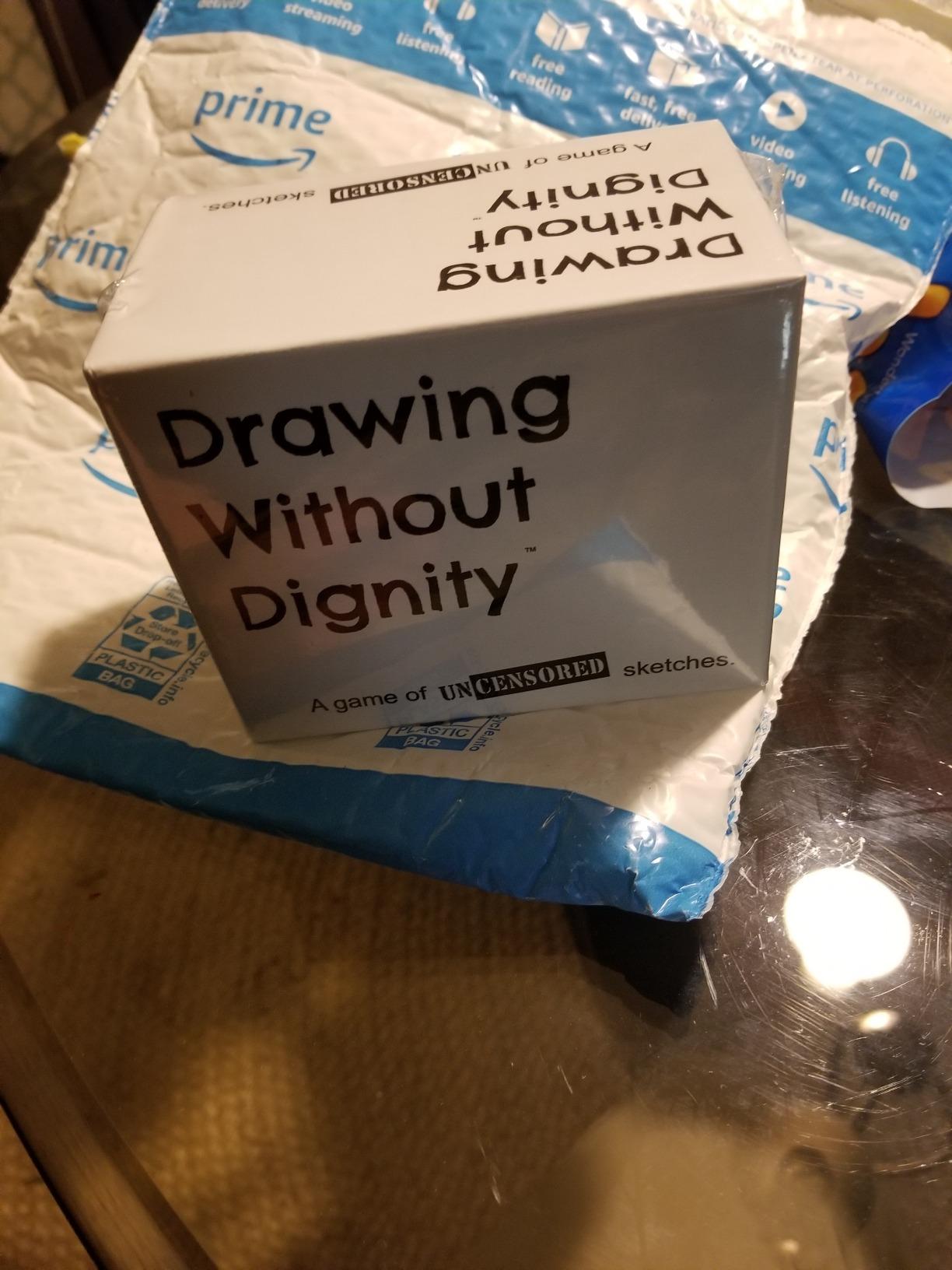 Drawing Without Dignity Party Drawing Game – Hilarious Sketching Game for Grown-Up Game Nights, Friends, Parties, Bachelorette Weekends & White Elephant Gifts customer photo 1