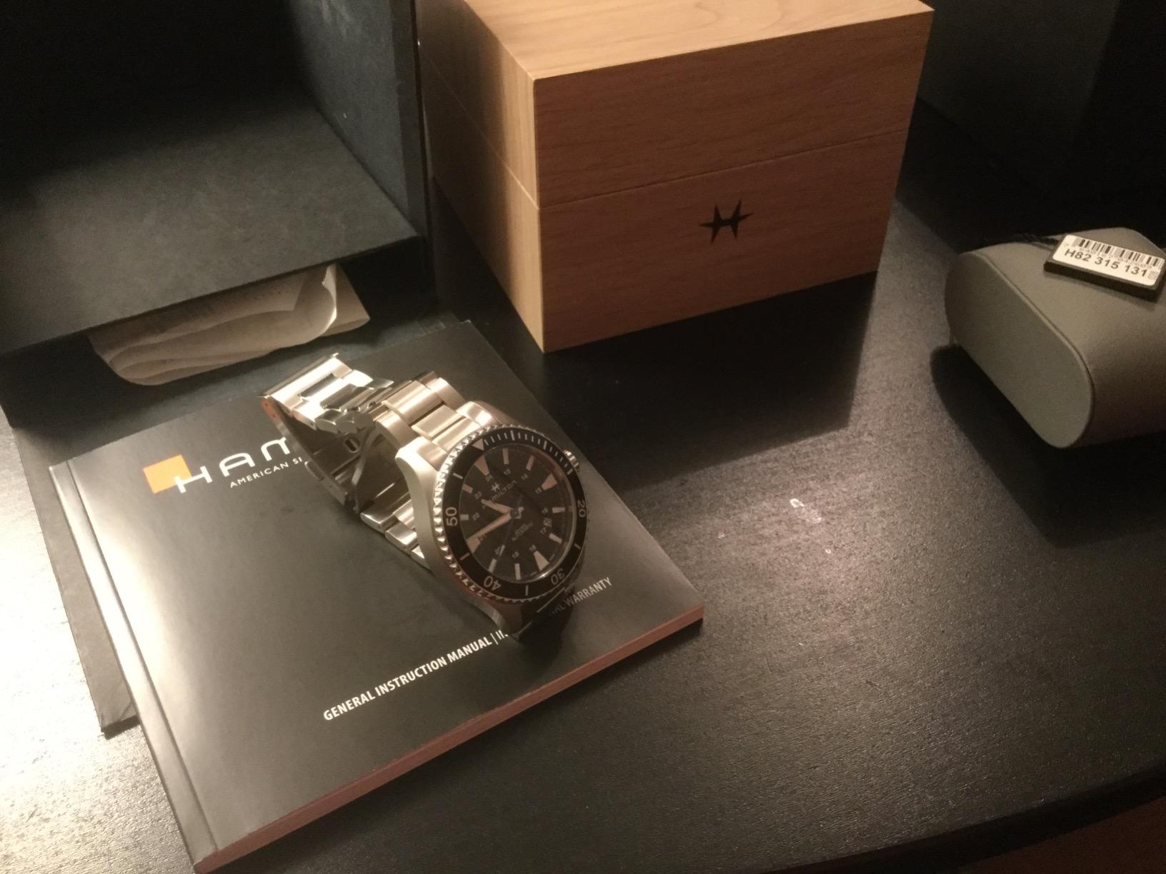 Hamilton Khaki Navy Automatic Men's Watch, 40mm Stainless Steel Case customer photo 1