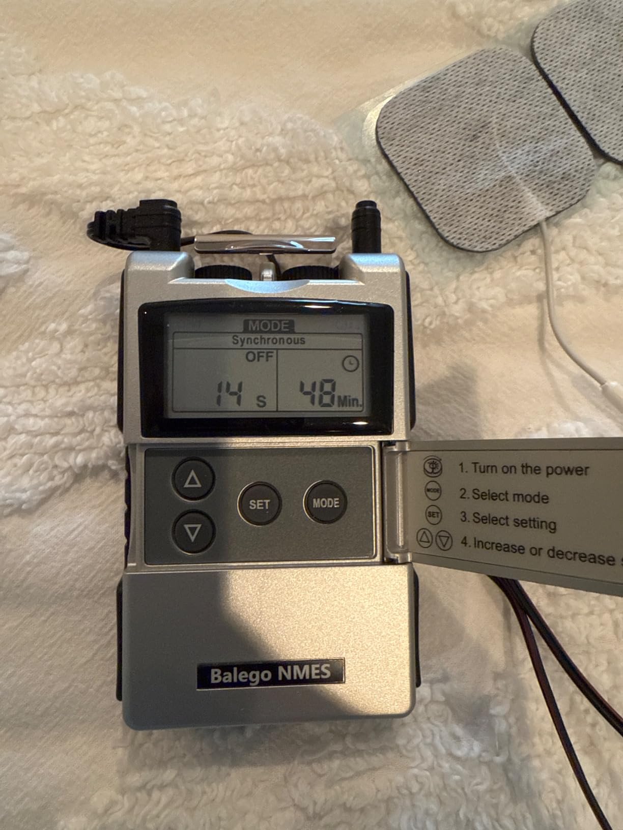 Balego EMS Digital Neuromuscular NMES Stimulator OTC customer photo 1
