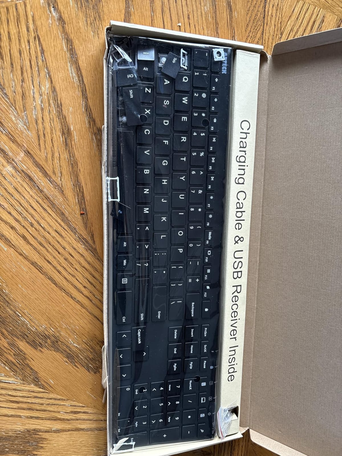 Arteck 2.4G USB Wireless Keyboard Full Size Keyboard for Computer/PC/Laptop customer photo 2