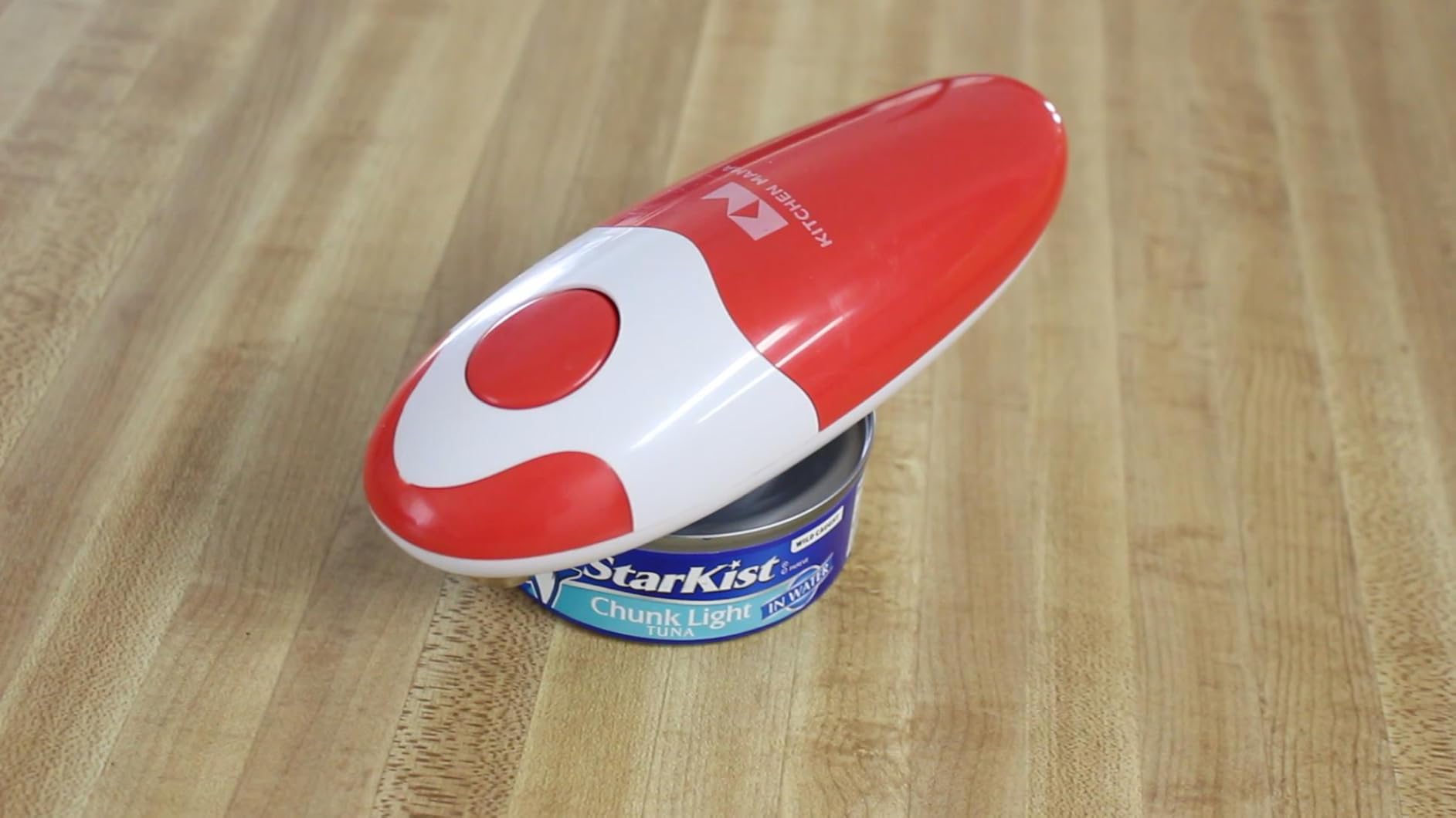 Kitchen Mama Auto Electric Can Opener, Battery Operated, Red customer photo 1