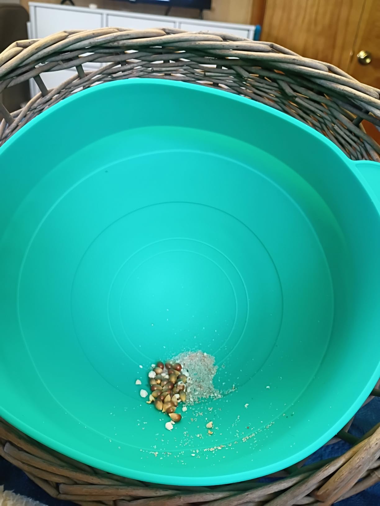 The Original Korcci Microwaveable Silicone Popcorn Popper, Microwave Popcorn Popper, Collapsible Microwave Popcorn Maker Bowl, No Oil Required, Use In Microwave, Dishwasher Safe (Blue) customer photo 2