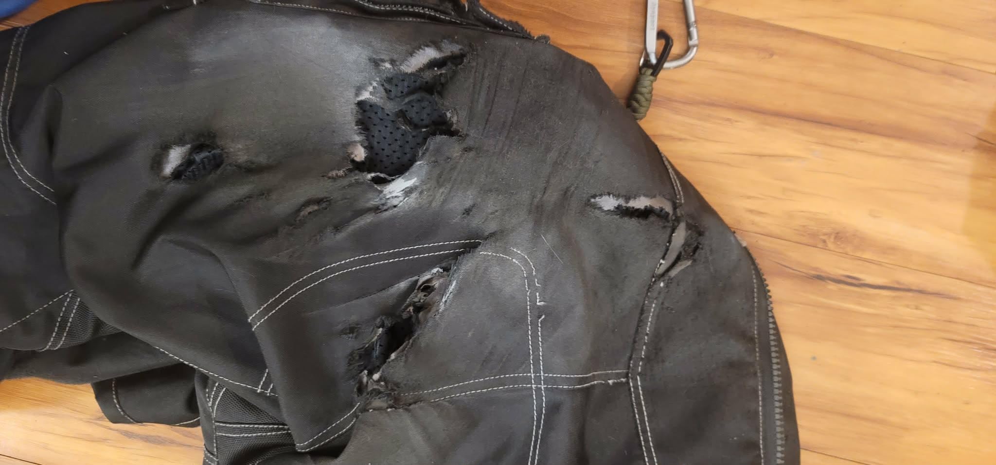 HWK Motorcycle Pants Mens with Armor, Water-Resistant Cordura Fabric. customer photo 2