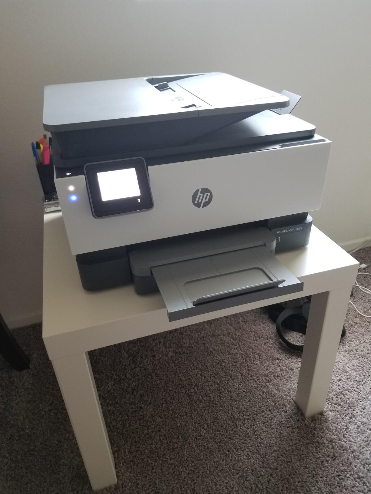 HP OfficeJet Pro 9015 All-in-One Wireless Printer, with Smart Home Office Productivity, Instant Ink, Works with Alexa (1KR42A) customer photo 1