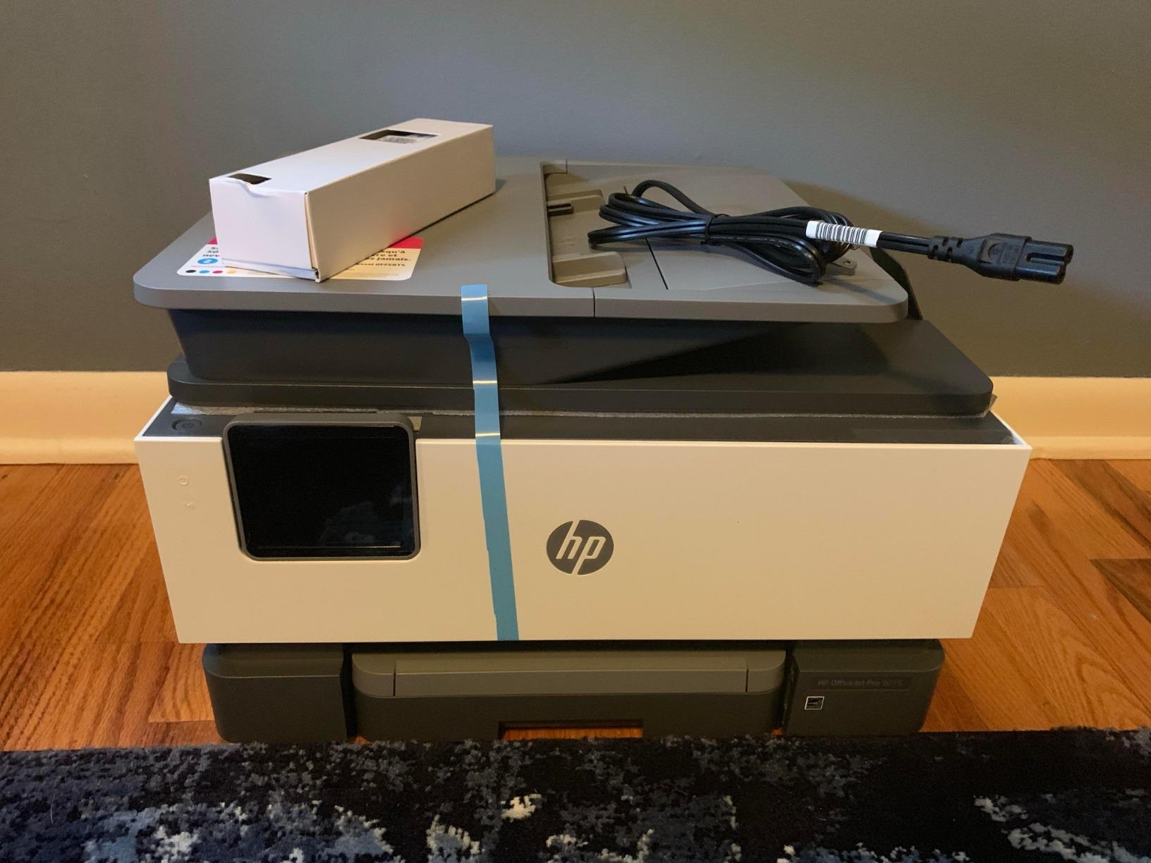 HP OfficeJet Pro 9015 All-in-One Wireless Printer, with Smart Home Office Productivity, Instant Ink, Works with Alexa (1KR42A) customer photo 2