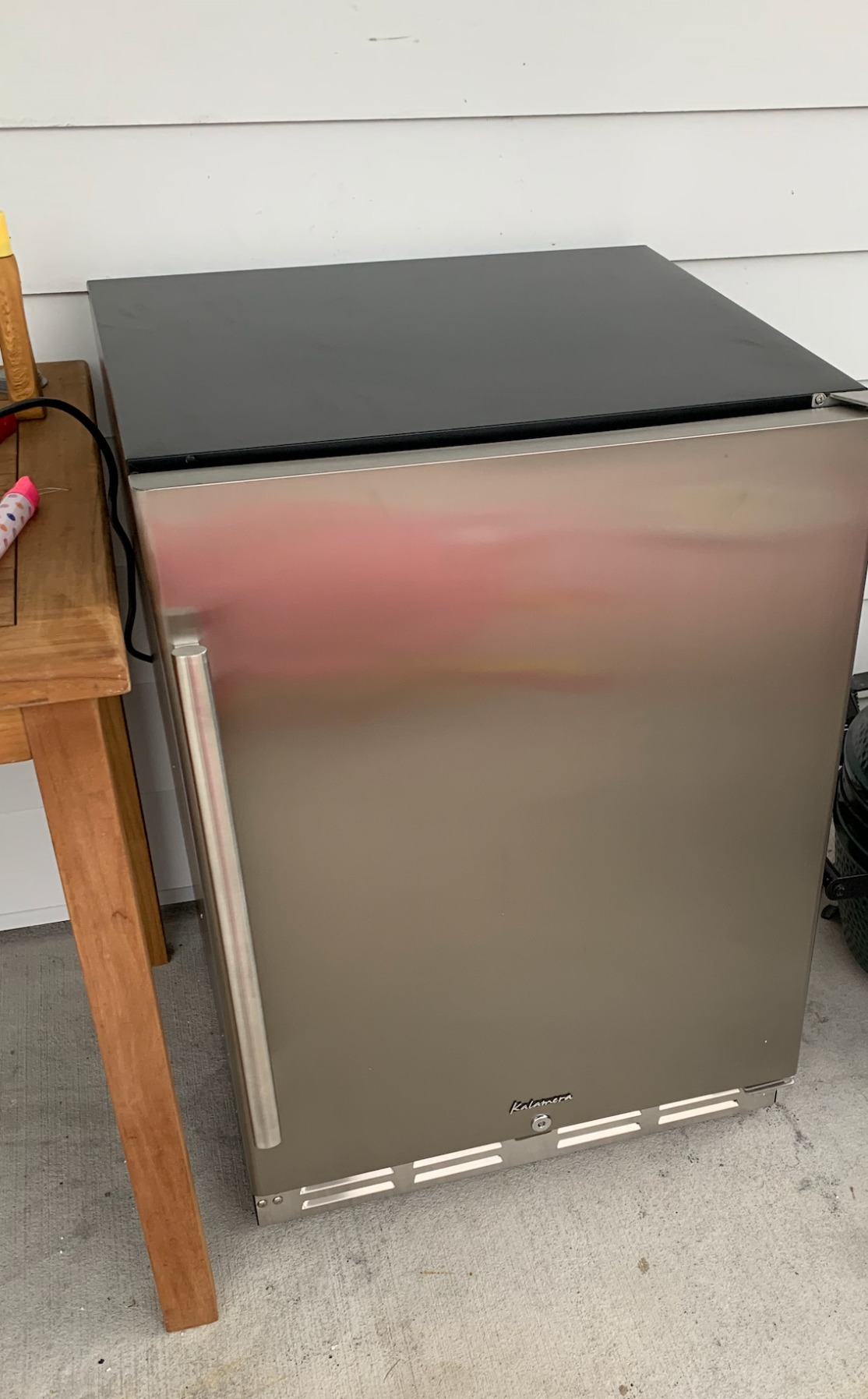 Kalamera 24 inch Stainless Steel Beverage Refrigerator, Outdoor Mini Fridge customer photo 1