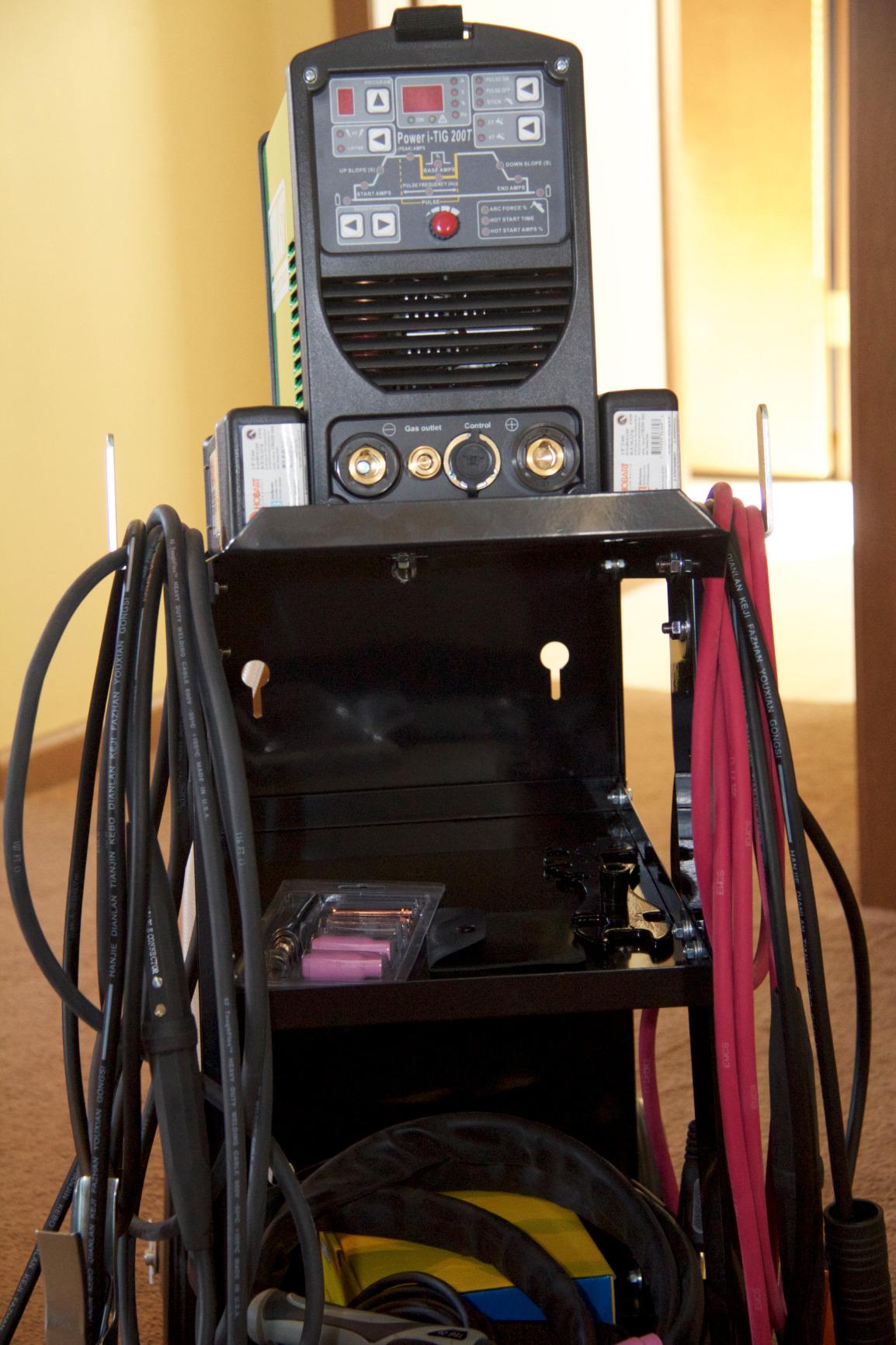 Rockwood 3-Tier Portable Welding Cart | Heavy Duty Gauge Steel | for Mig Welder & Plasma | Utility Cart Storage Organizer | Welding Accessories | Holds up to 125 Cubic ft Tank customer photo 1