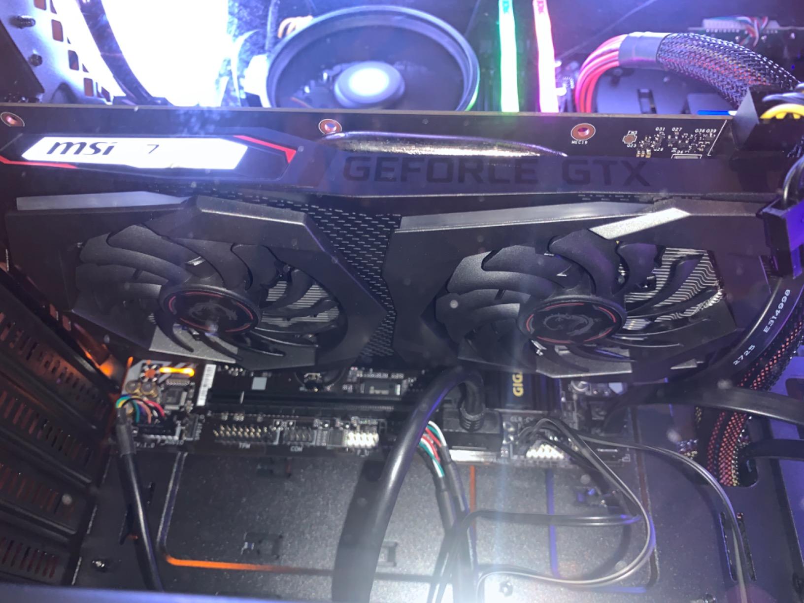 msi Gaming GeForce GTX 1650 128-Bit HDMI/DP 4GB GDRR5 HDCP Support DirectX 12 Dual Fan VR Ready OC Graphics Card (GTX 1650 Gaming X 4G) customer photo 1