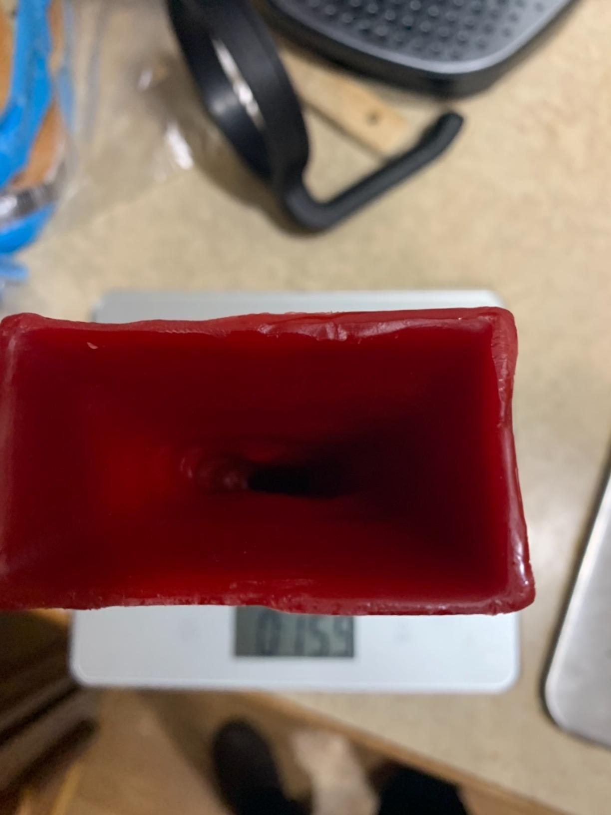 Blended Waxes, Inc. Cheese Wax Block for Cheesemaking, Premium Food Grade Wax for Preserving a Variety of Cheese Types, Red, 2 Blocks customer photo 1