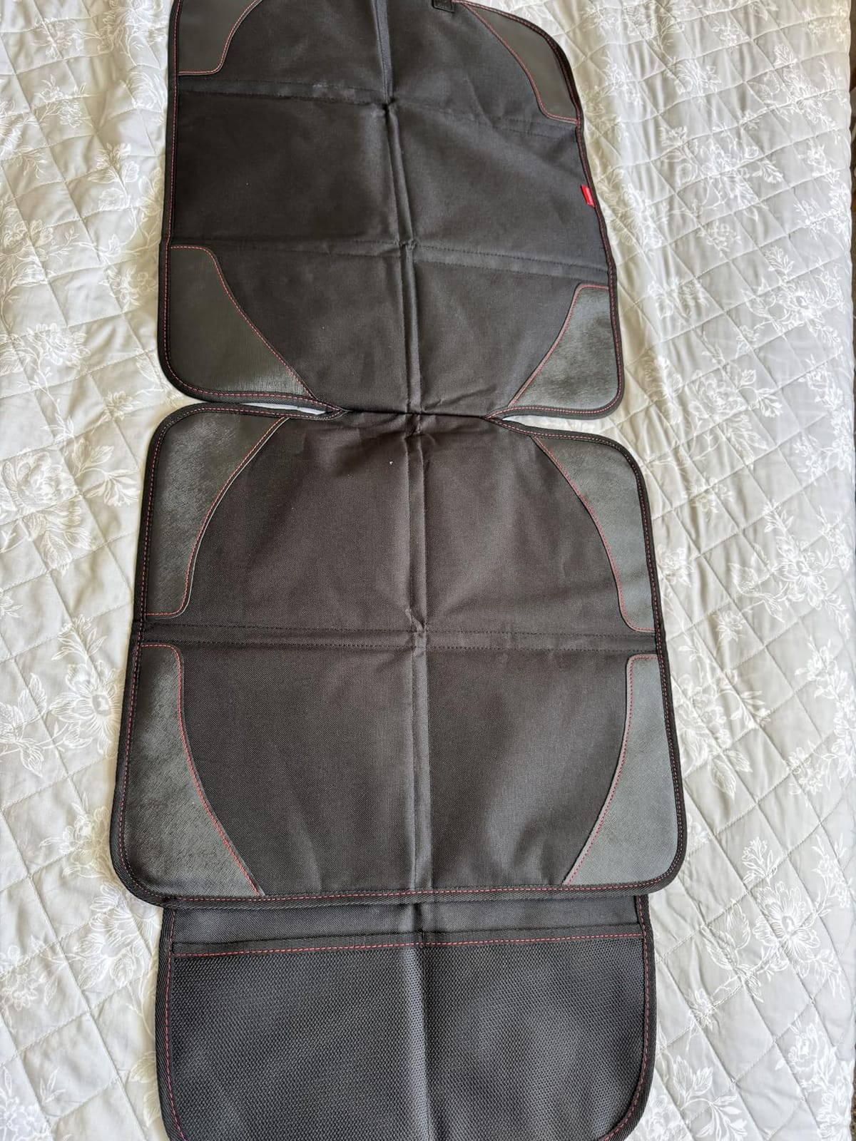 MORROLS Car Seat Protector, 2 Pack Carseat Protector with Thick Padding, Baby/Pets for Child Car Seat-Mesh Pockets-Waterproof-Universal Size(Black) customer photo 1