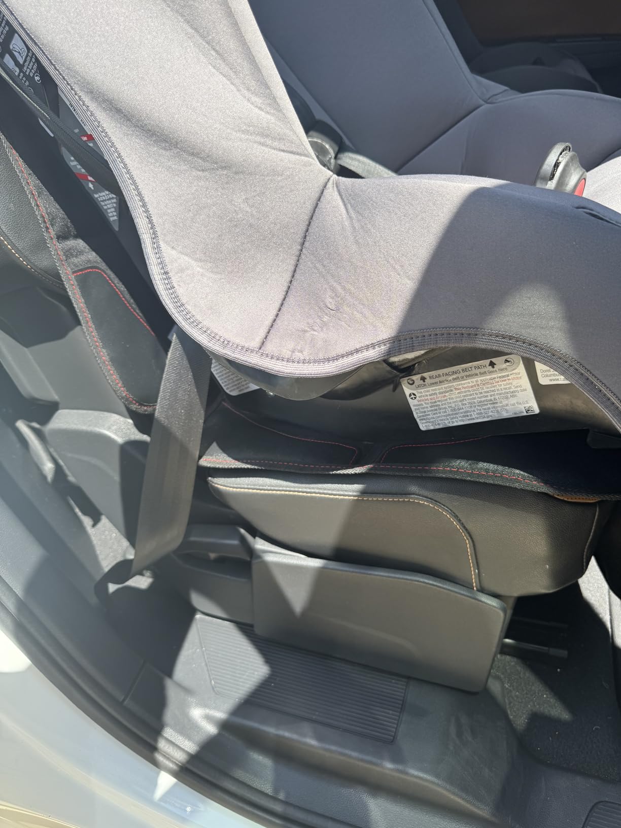 MORROLS Car Seat Protector, 2 Pack Carseat Protector with Thick Padding, Baby/Pets for Child Car Seat-Mesh Pockets-Waterproof-Universal Size(Black) customer photo 2