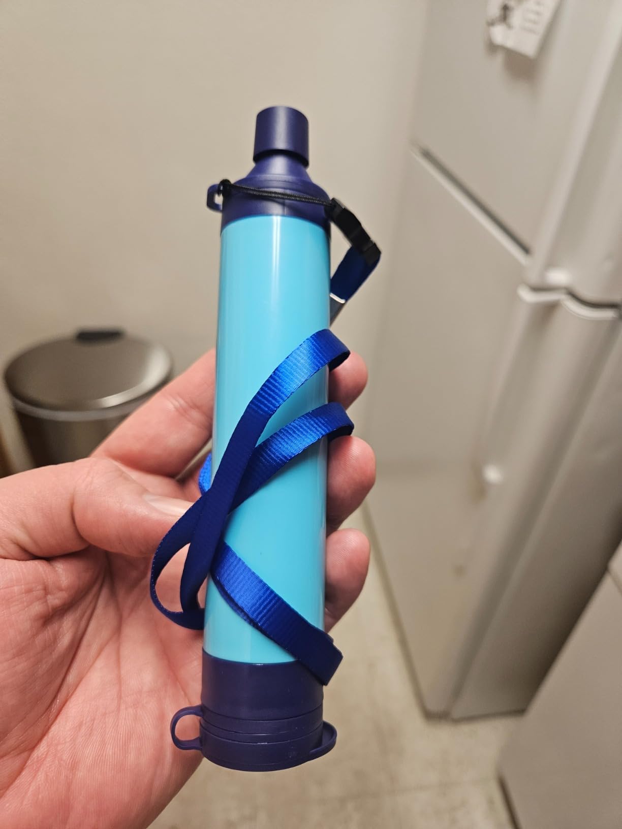 Membrane Solutions Personal Water Filter Straw S1 | NSF/ANSI 42 372 401 Certified, 1320 Gal Capacity, 0.1 Micron, Fits 28mm Bottle, BPA-Free, Survival Emergency Hiking Camping customer photo 1