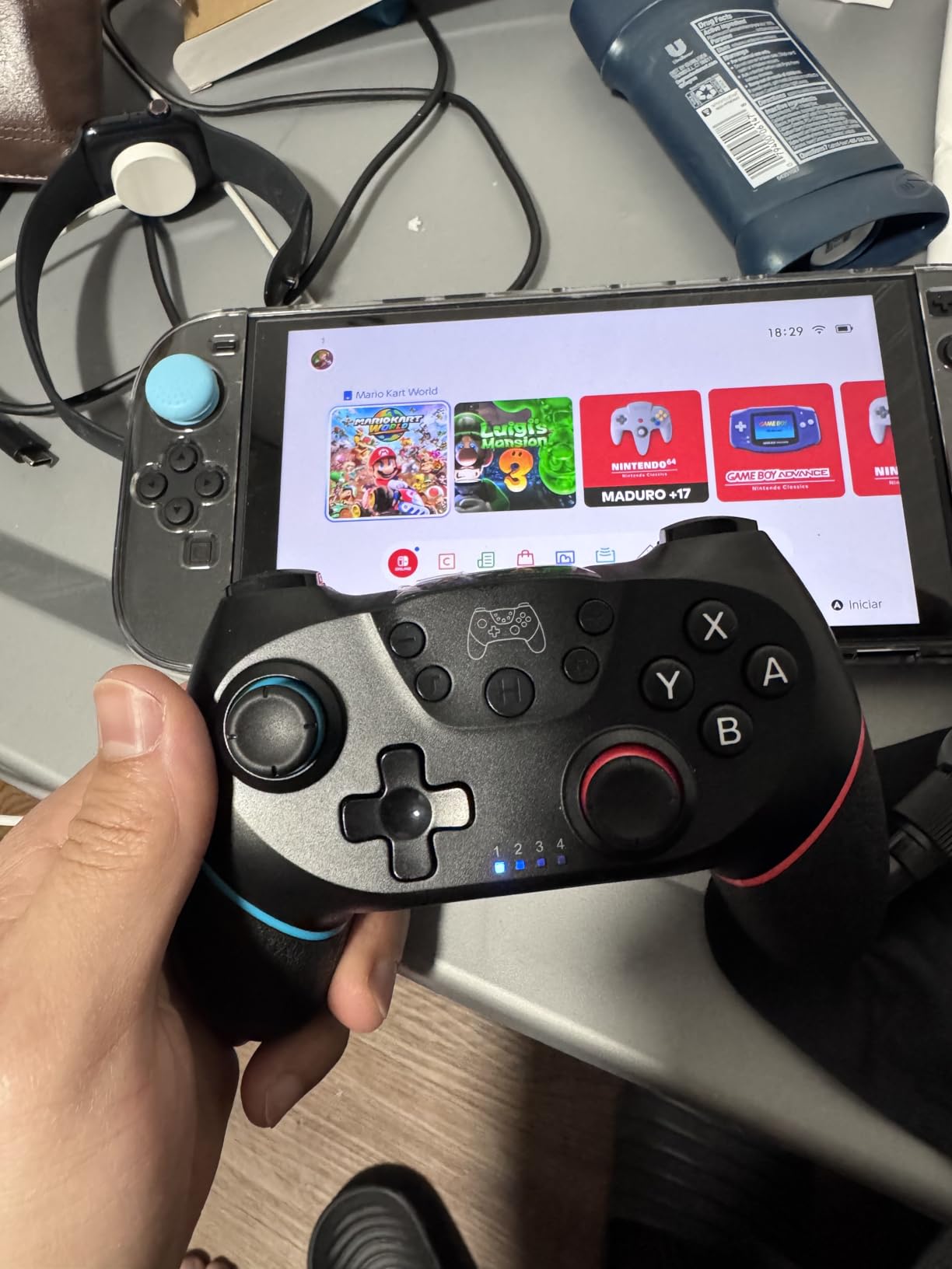 Diswoe Wireless Pro Controller for Switch 1/Switch 2/Lite/OLED/PC customer photo 2