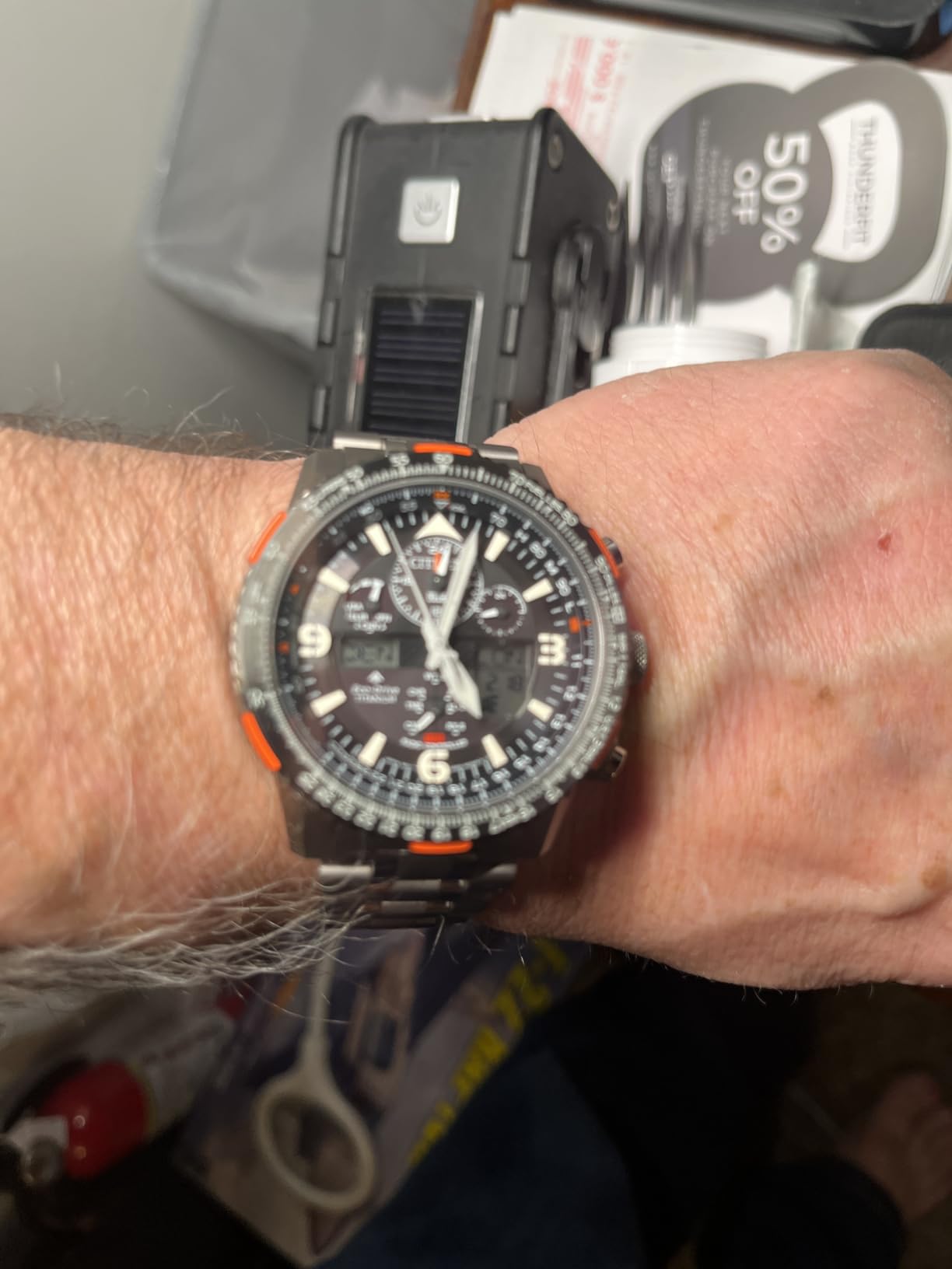Citizen Men's Promaster Air Skyhawk Eco-Drive Pilot Watch customer photo 2
