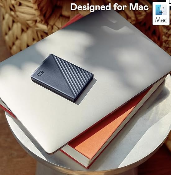 WD 5TB My Passport for Mac, Navy, Portable External Hard Drive with backup software and password protection, USB 3.1/USB 3.0 compatible - WDBA2F0050BBL-WESN customer photo 1