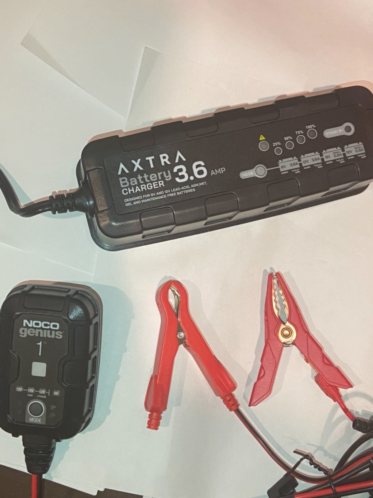 NOCO GENIUS1 1A 6/12V Smart Battery Charger, Trickle Charger & Maintainer customer photo 2