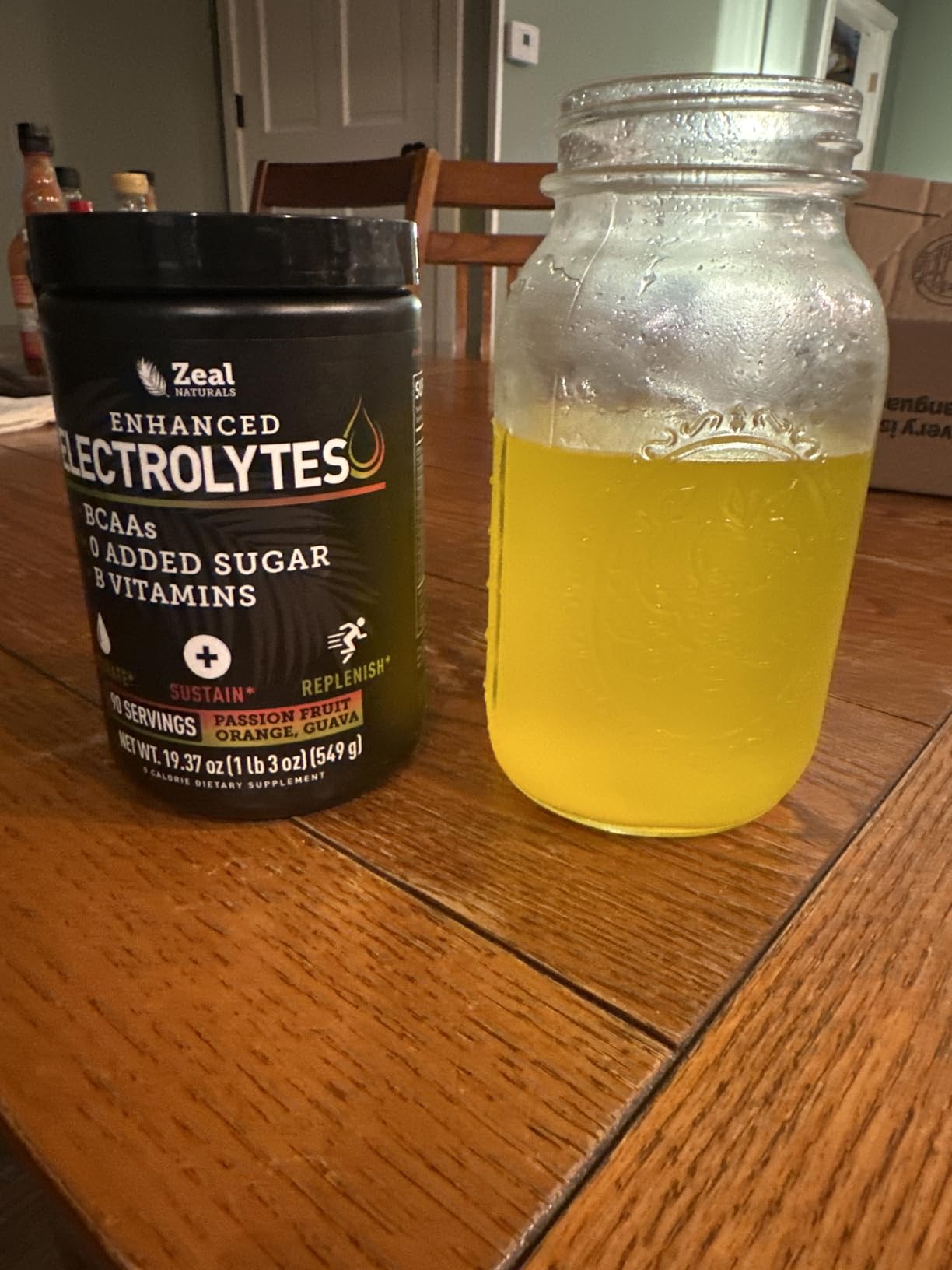Zeal Naturals Electrolyte Powder - 90 Servings | Keto Electrolytes Powder | Zero Sugar, BCAAs, B-Vitamins | Potassium, Zinc, Magnesium | Hydration Powder Recovery Drink | Lemon Berry customer photo 2