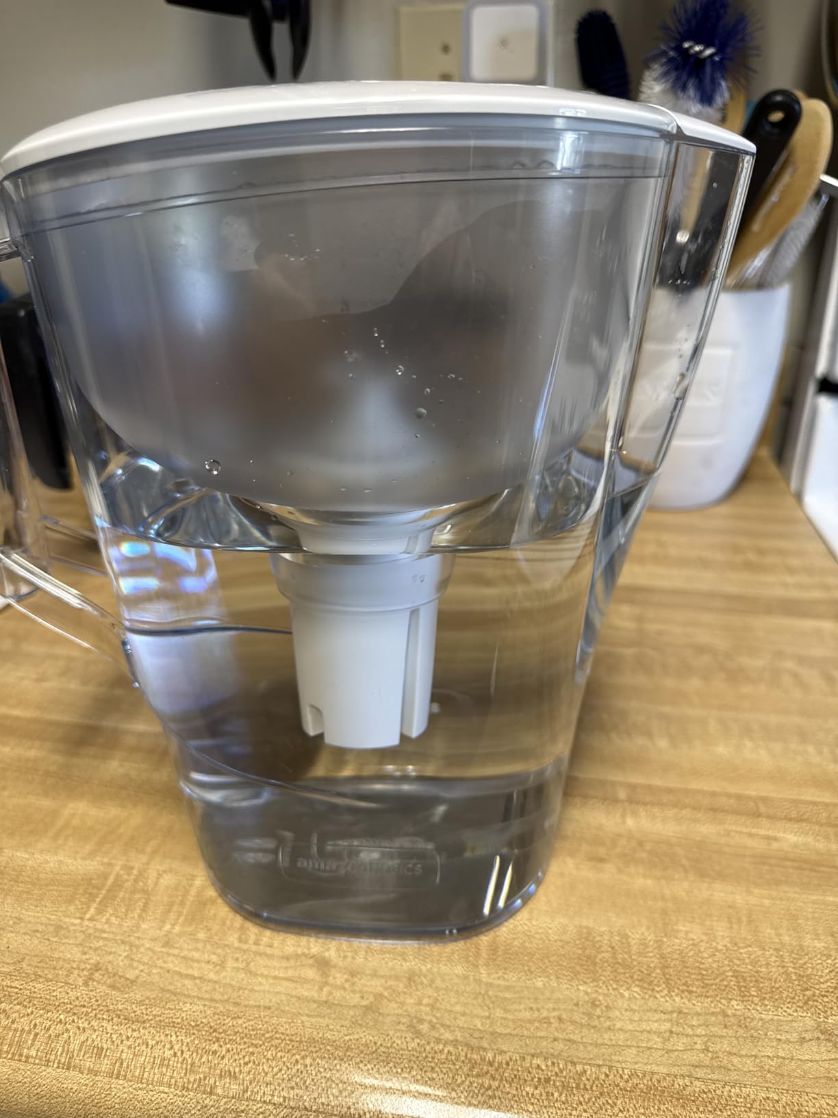 Amazon Basics 10-Cup Water Filter Pitcher Compatible with Brita Filters customer photo 1