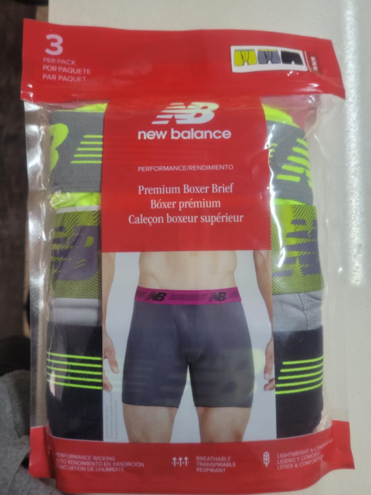 New Balance Men's Performance Boxer Briefs customer photo 1
