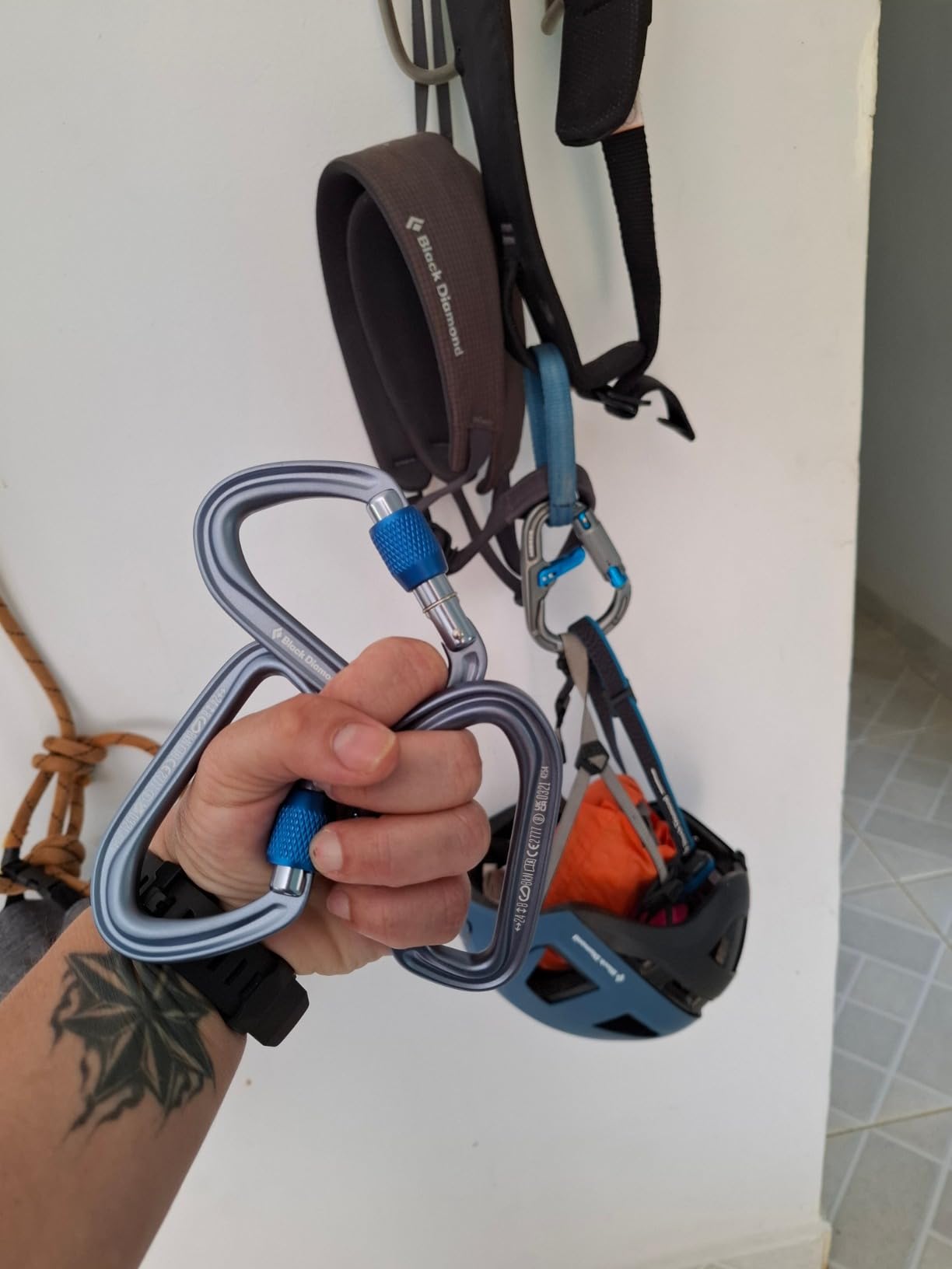 BLACK DIAMOND Hotforge Lightweight Aluminum Lockin Screwgate Carabiner customer photo 1