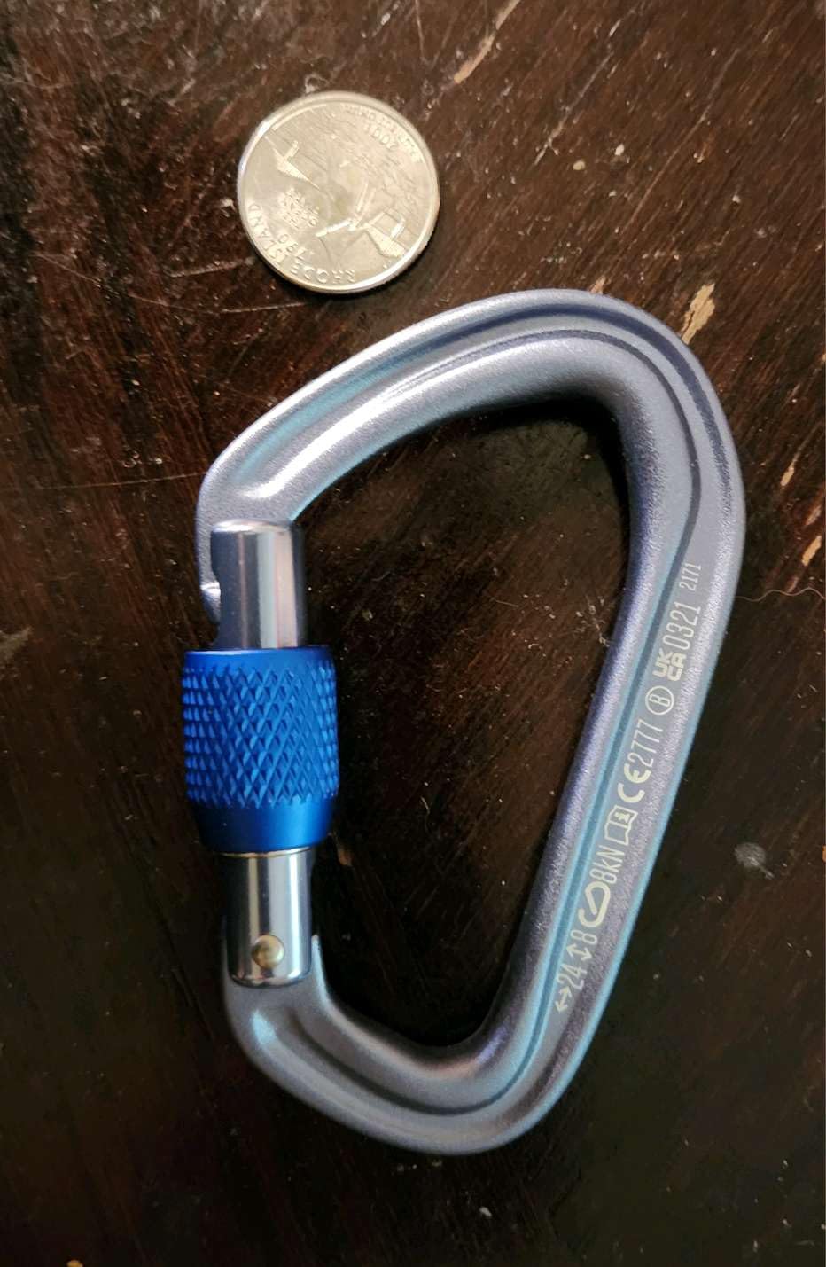 BLACK DIAMOND Hotforge Lightweight Aluminum Lockin Screwgate Carabiner customer photo 2