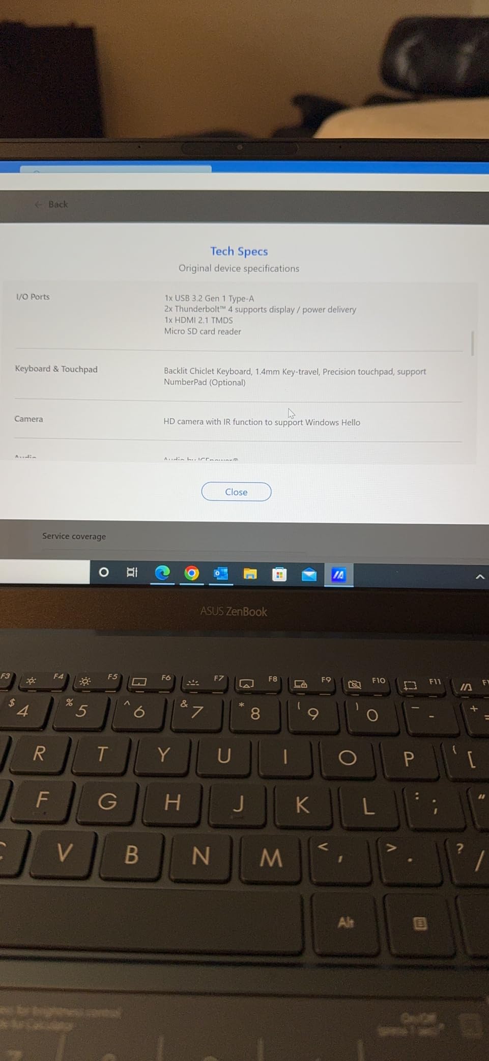 ASUS ZenBook 13 Ultra-Slim Laptop, 13.3” OLED FHD NanoEdge Bezel Display, Intel Core i7-1165G7, 8GB LPDDR4X RAM, 512GB SSD, NumberPad, Thunderbolt 4, Wi-Fi 6, Windows 10 Home, Pine Grey, UX325EA-ES71 customer photo 2
