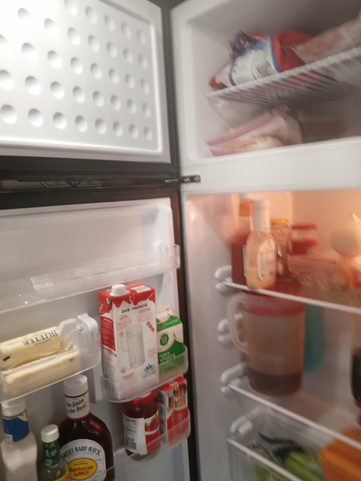 ARCTIC CHEF ACFR725AMZ6COM 2 Door Apartment Size Refrigerator with Freezer, Stainless customer photo 1
