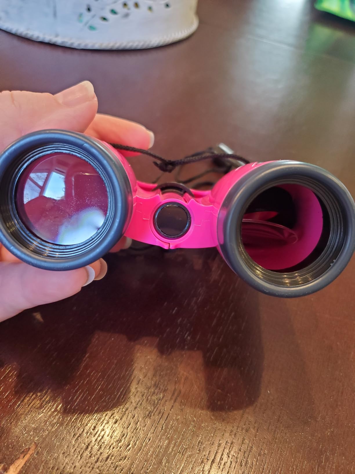 Compact Binoculars for Kids Bird Watching Hiking Camping Fishing Accessories Gear Essentials Best Toy Gifts for Boys Girls Children Toddler Waterproof 5X30 Optical Lens Including Compass customer photo 2