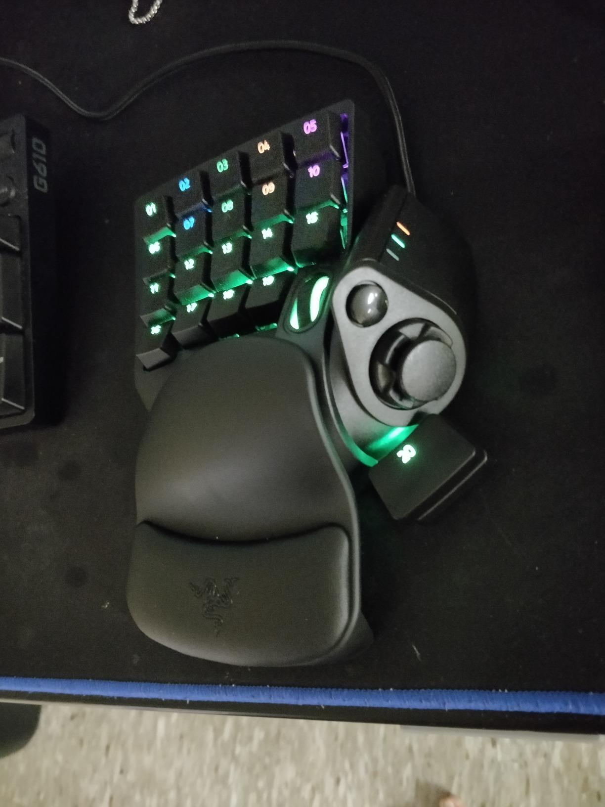 Razer Tartarus Pro Gaming Keypad: Analog-Optical Key Switches 32 Programmable Keys Customizable Chroma RGB Lighting- Programmable Macro Functionality- Variable Key-Press Pressure Sensitivity (Renewed) customer photo 1