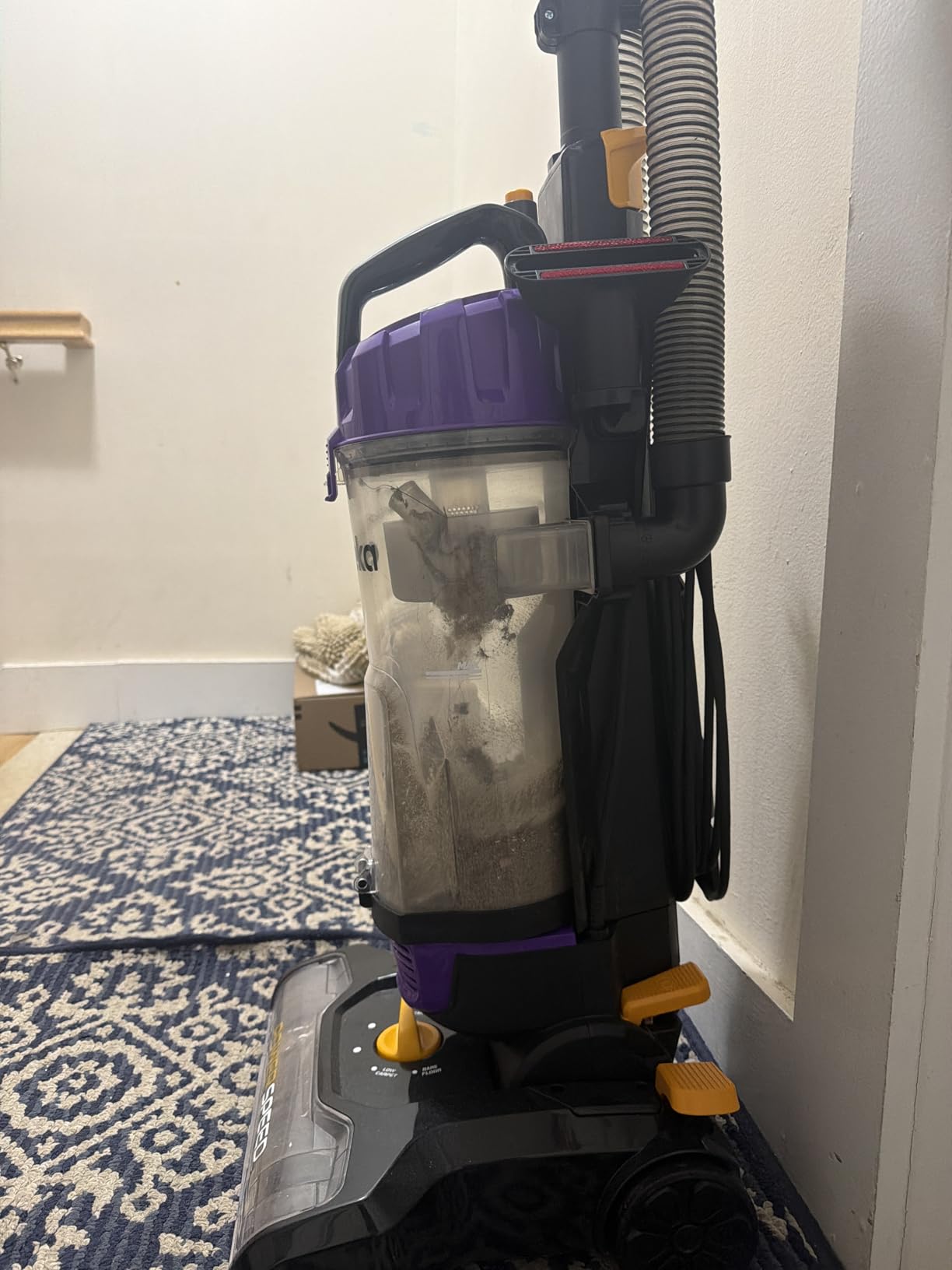 Eureka NEU182B PowerSpeed Bagless Upright Vacuum Cleaner, Purple customer photo 2
