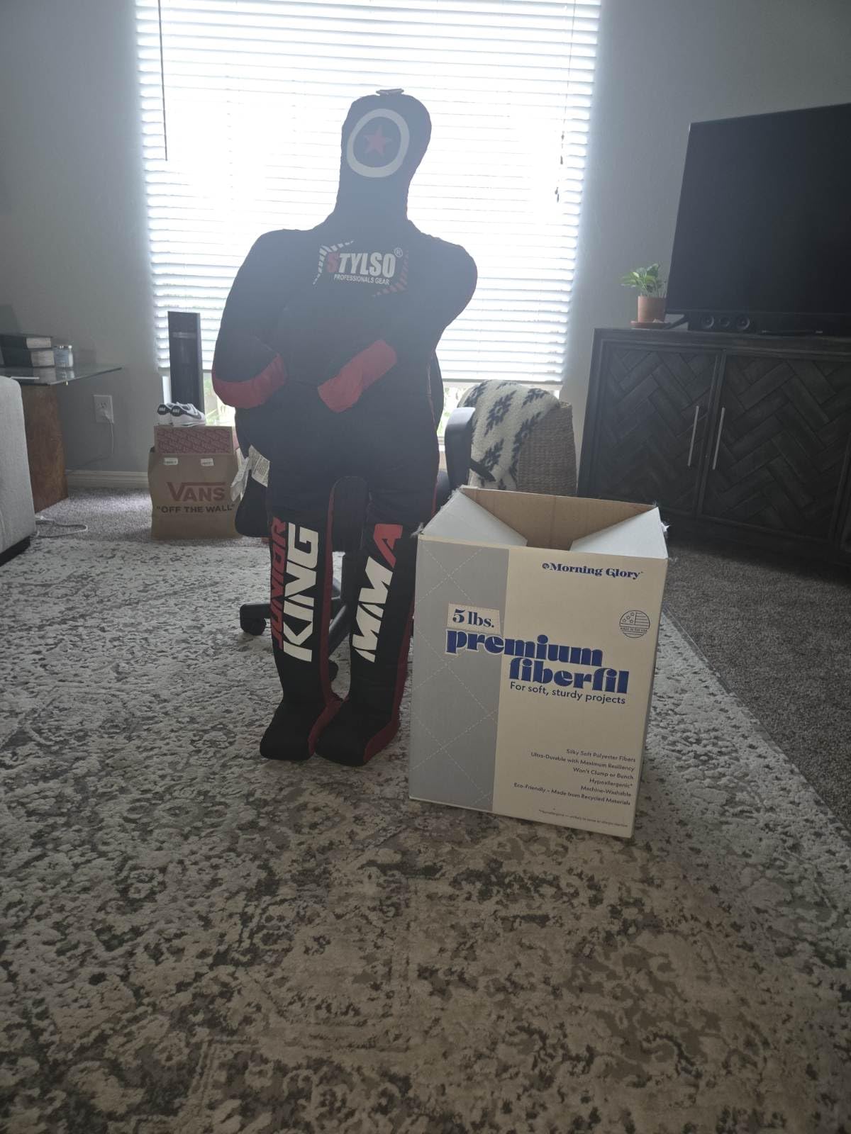 Unfilled Wrestling Dummy for Kids – Youth Grappling Dummy BJJ, MMA, Jiu Jitsu & Judo Training Partner – Durable Martial Arts Practice Buddy customer photo 1