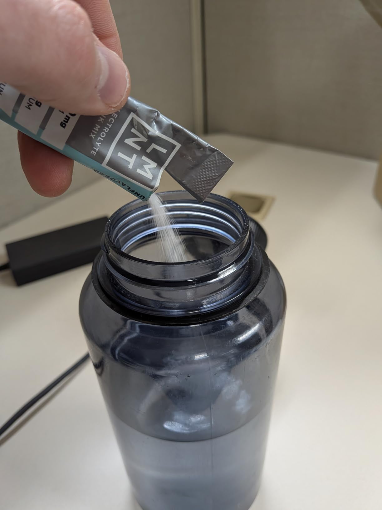 LMNT Zero Sugar Electrolytes - Raw Unflavored Salt | Drink Mix | 30-Count customer photo 2