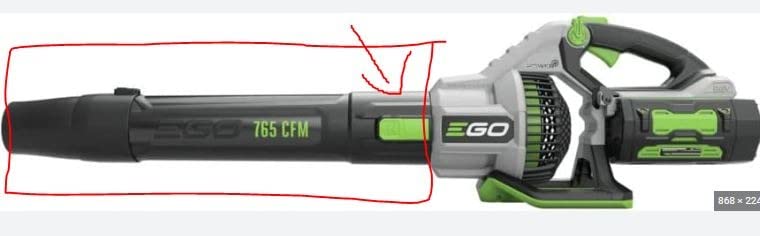 EGO POWER+ Gutter Cleaning Attachment for Electric Leaf Blowers LB5300/LB5750/LB5800/LB6150/LB6500/LB6700/LB7650/LB8800 - AGC1000 customer photo 2