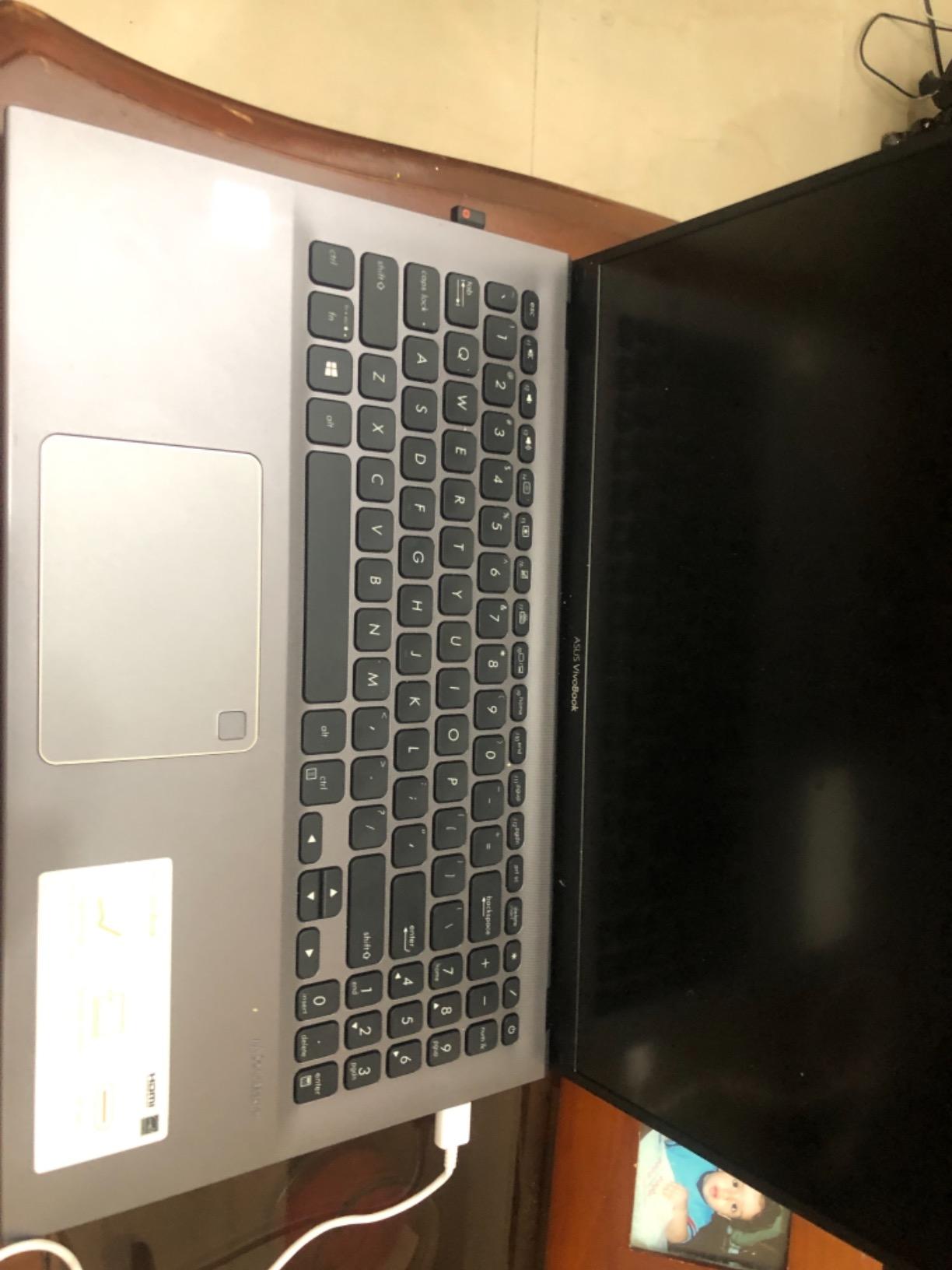 ASUS VivoBook 15 Thin and Light Laptop- 15.6â€ Full HD, Intel i5-1035G1 CPU, 8GB RAM, 512GB SSD, Backlit KeyBoard, Fingerprint, Windows 10- F512JA-AS54, Slate Gray customer photo 1