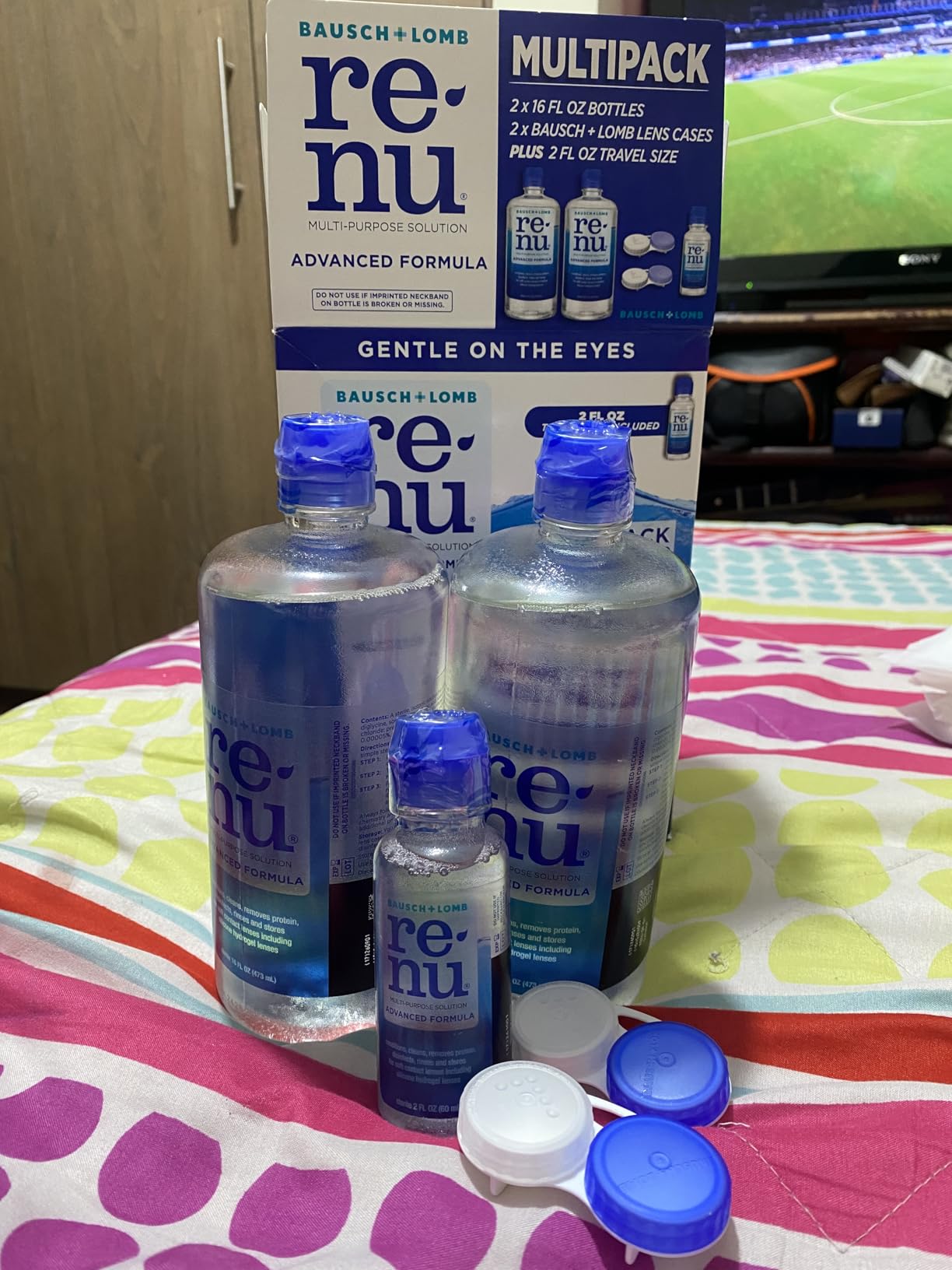 Renu Advanced Multi-Purpose Contact Lens Solution & Case, 16 oz 2-Pack customer photo 2