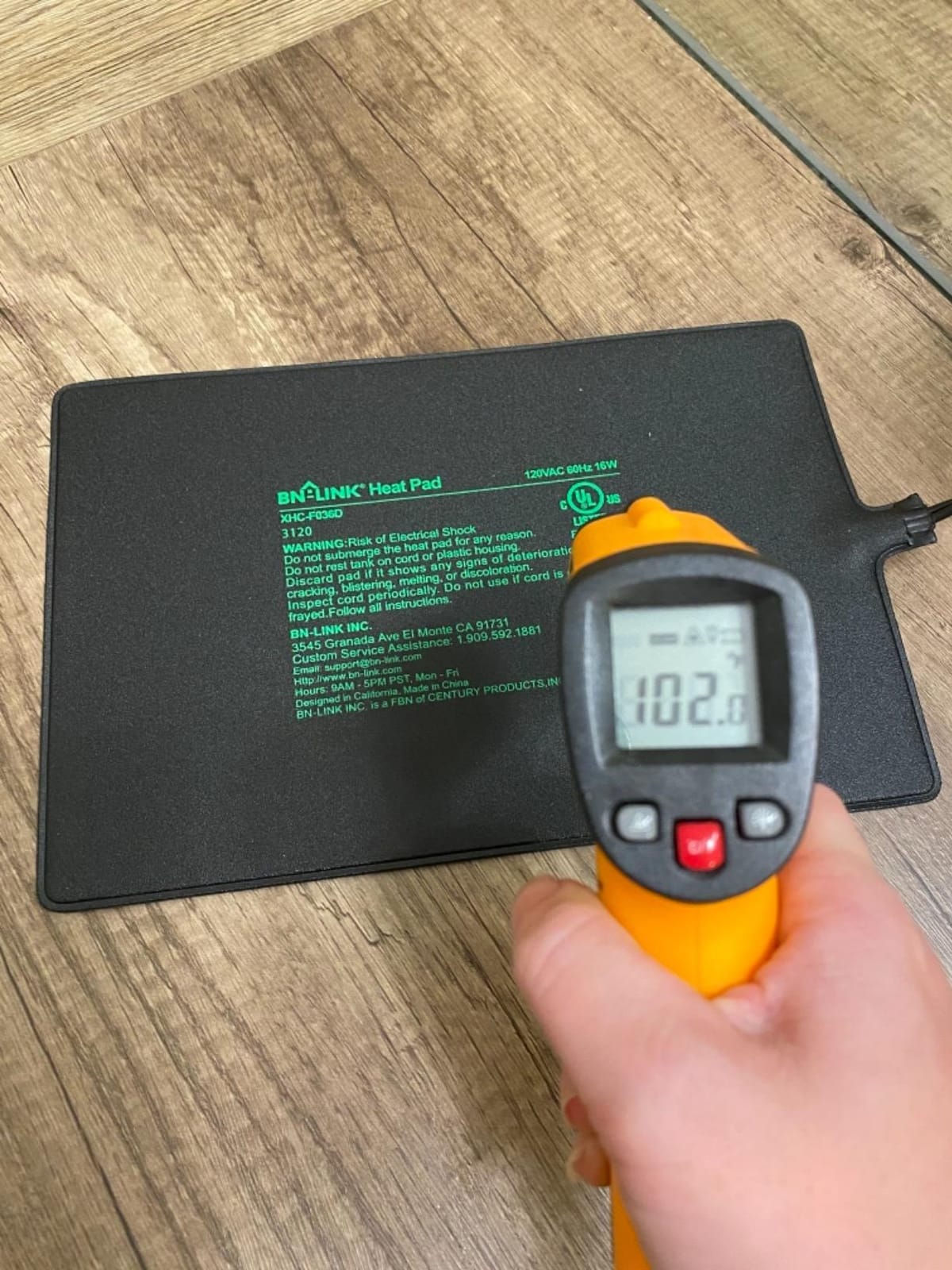 BN-LINK Reptile Heat Pad 8