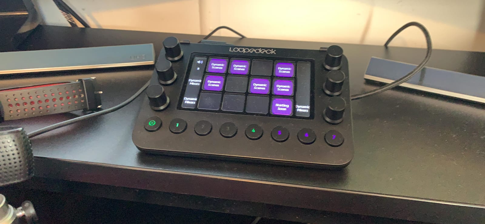 Loupedeck Live – The Custom Console for Live Streaming, Photo and Video Editing with Customizable Buttons, Dials and LED Touchscreen customer photo 2