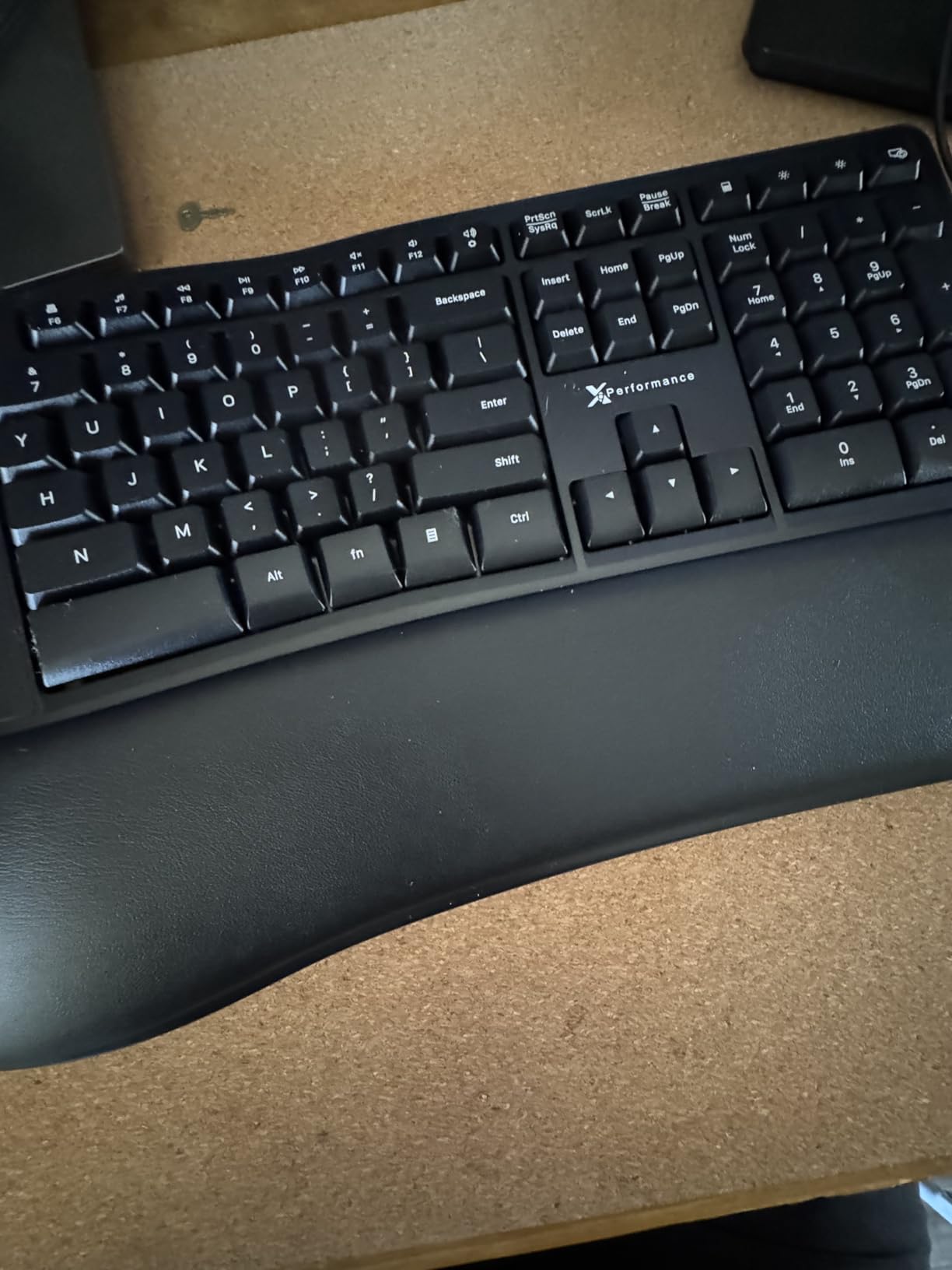 X9 Wired Ergonomic Keyboard with Cushioned Wrist Rest - Type Comfortably Longer - USB Wired Split Keyboard for Laptop, PC & Chrome Computer with 110 Ergo Keys & 5ft Cable customer photo 1